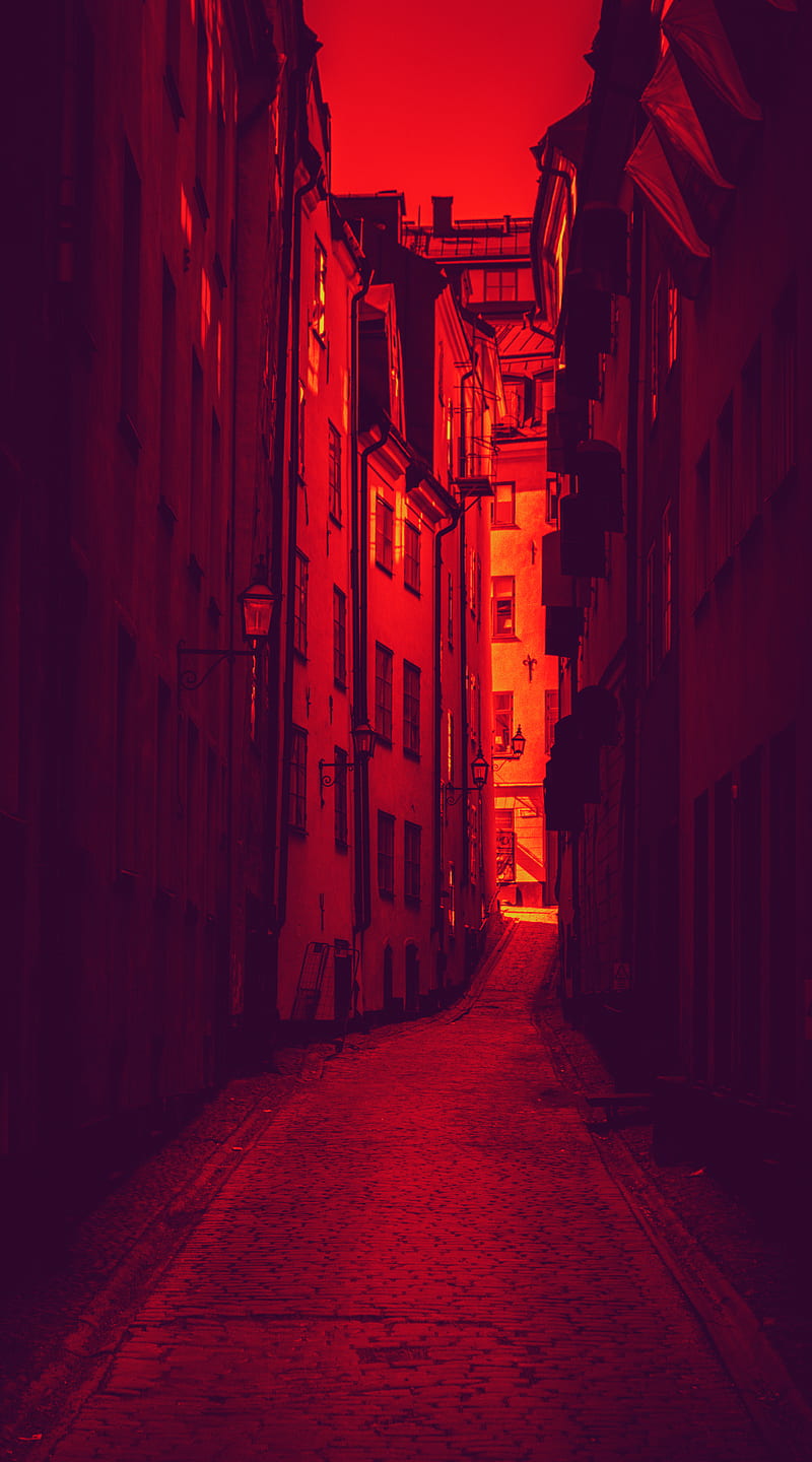 Bloody Alleyway, Tupac2x, alley, art, artistic, blood, cinematic, creative, dramatic, HD phone wallpaper