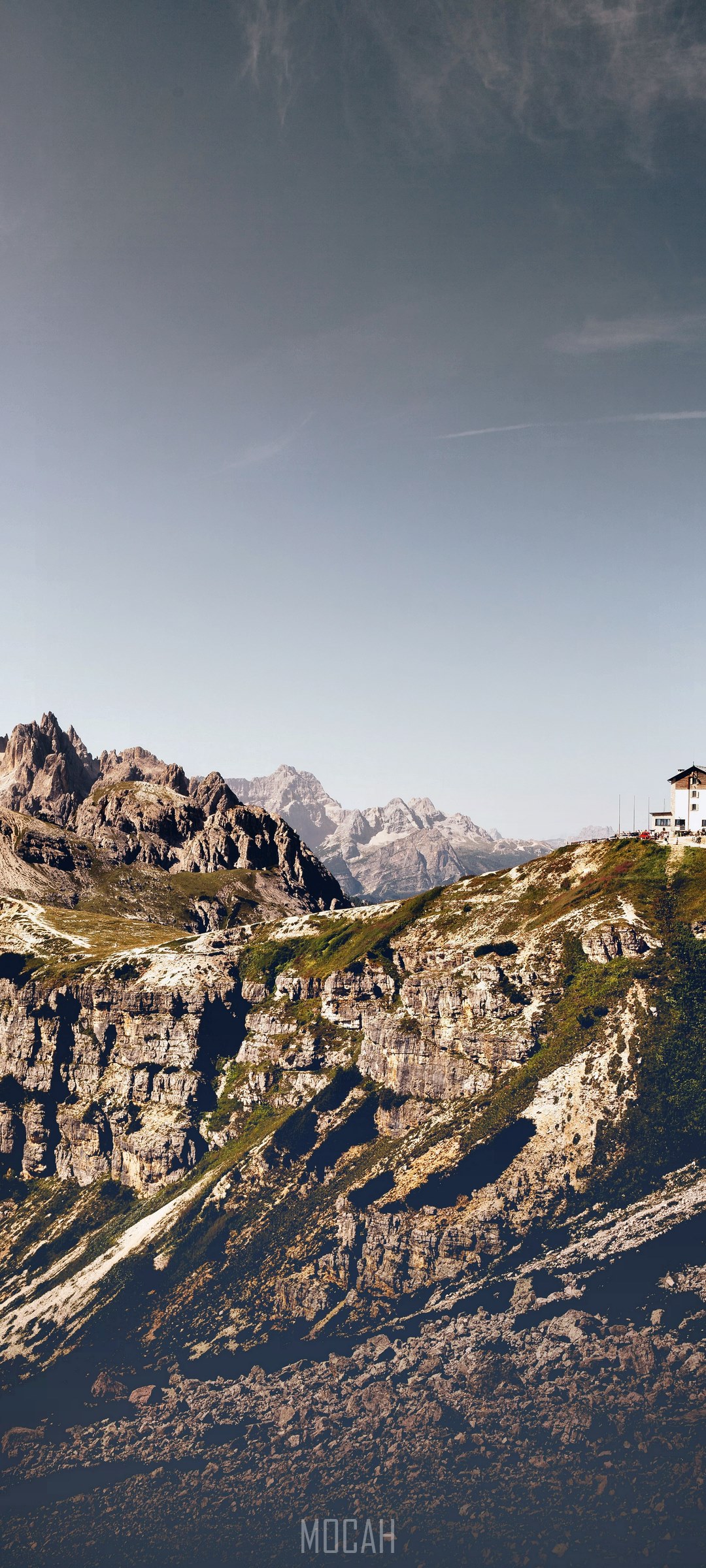 A man riding his horse on the mountain - Italy