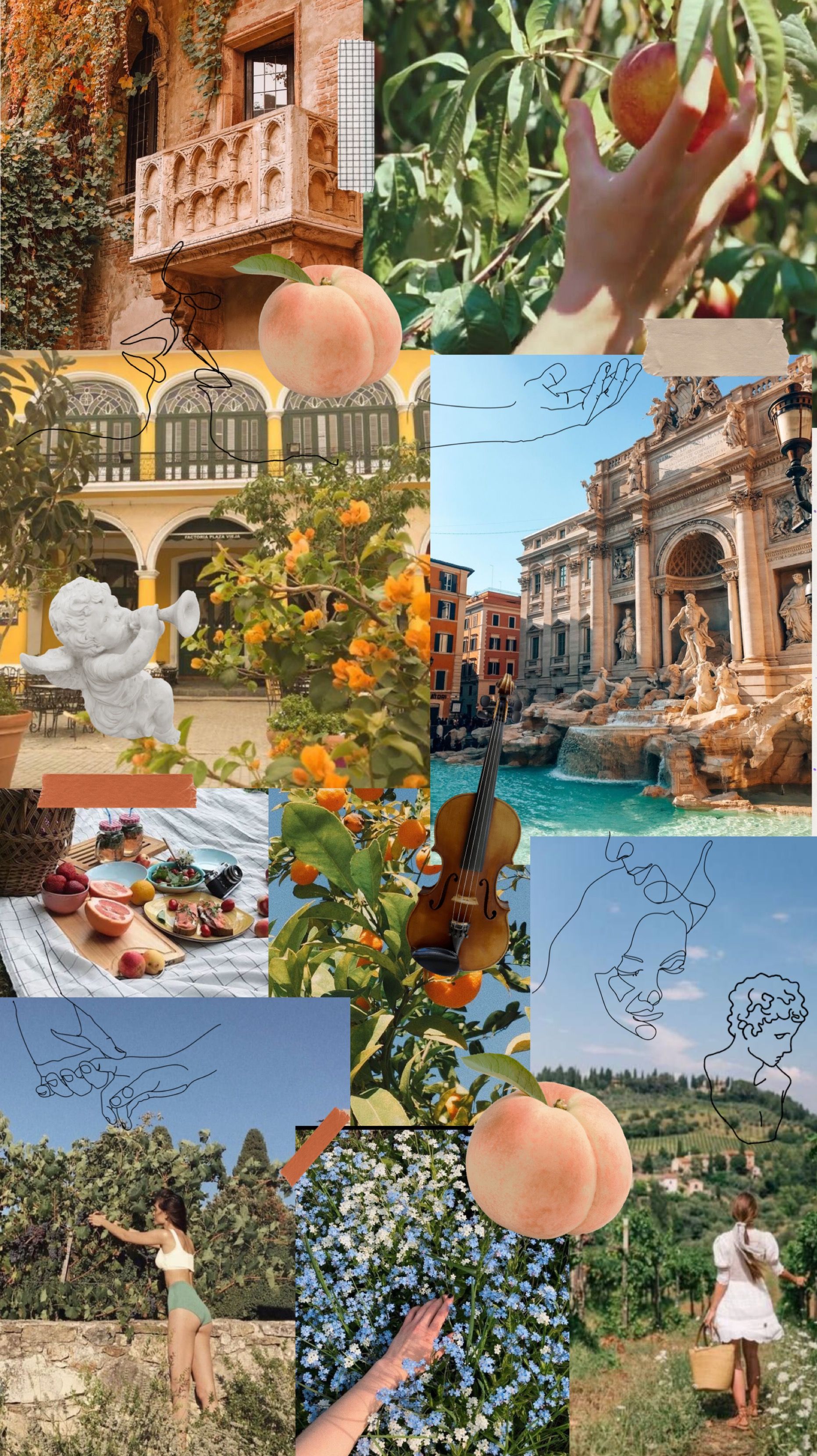 italy collage. Cmbyn aesthetic italy, Italy aesthetic, Aesthetic wallpaper