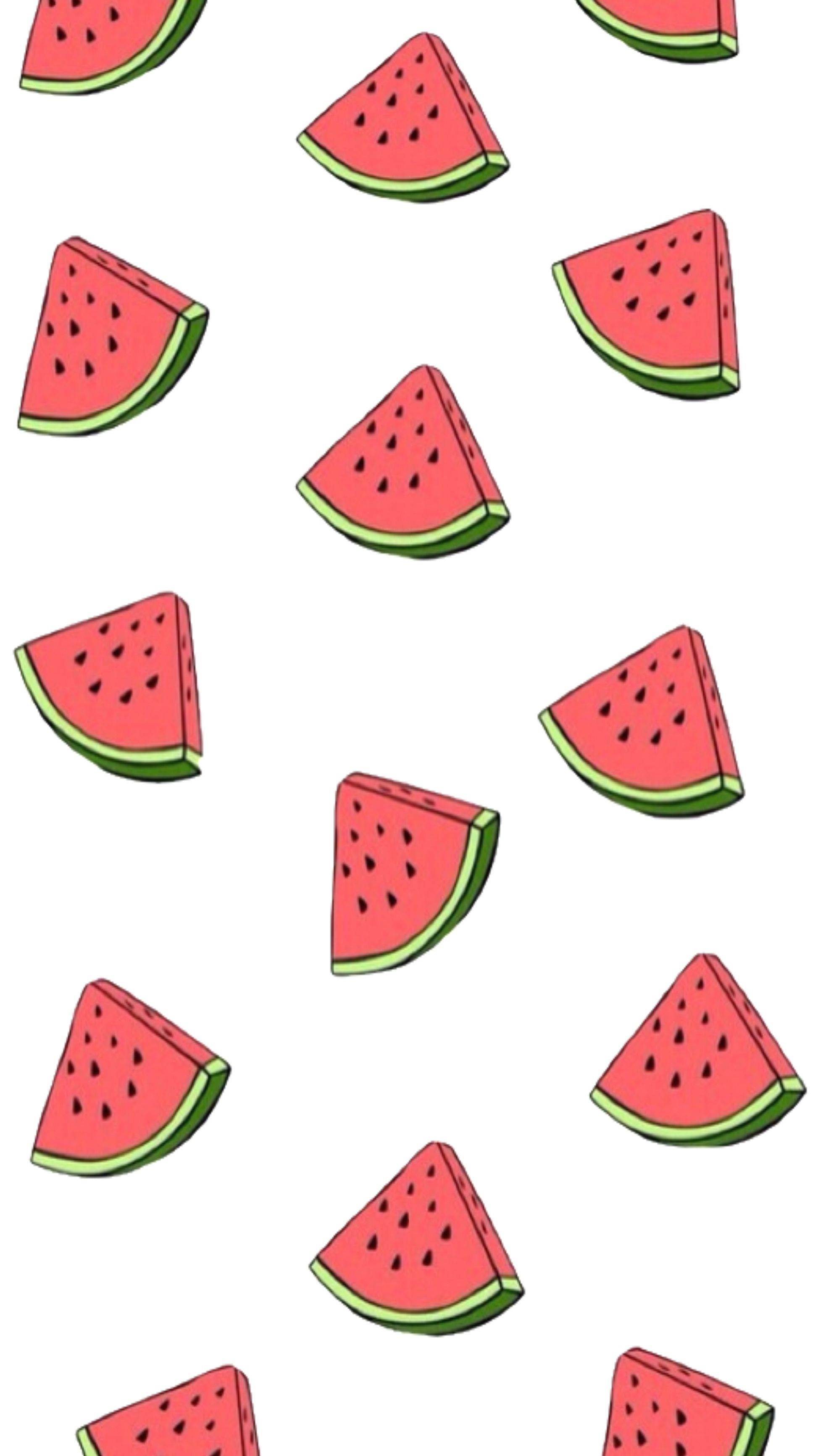 Watermelon pattern with slices of fruit - Watermelon