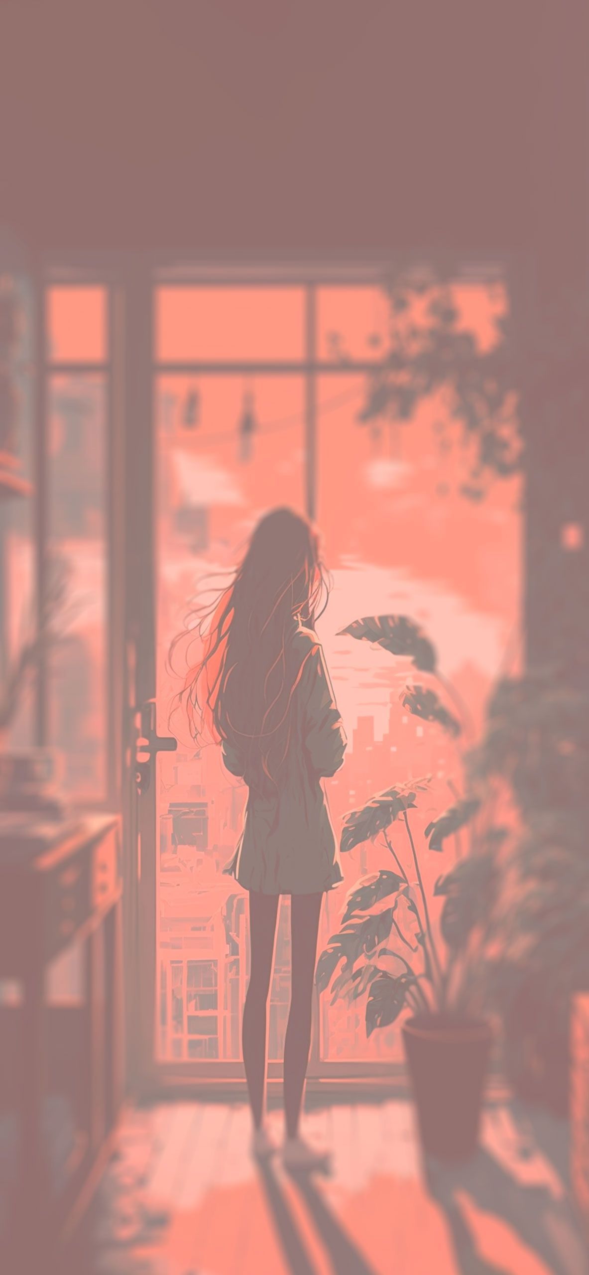 Girl on Balcony Aesthetic Wallpaper Aesthetic Wallpaper