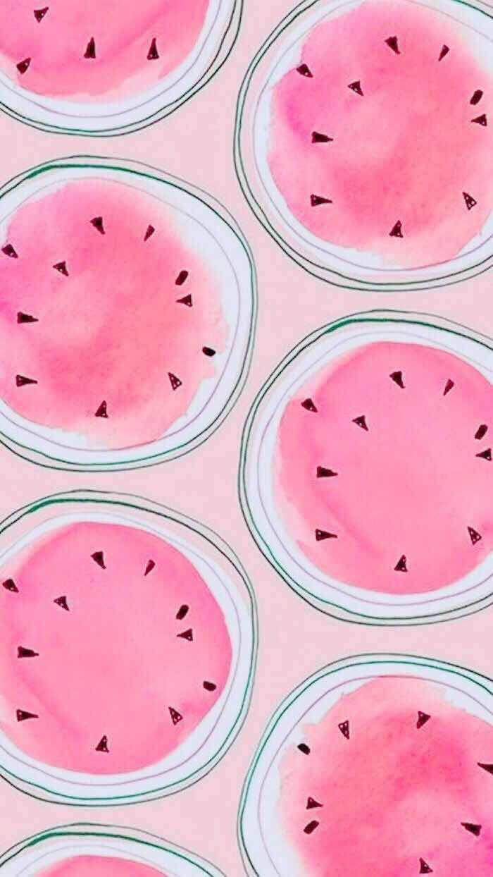 Download Watermelon Cute iPhone Wallpaper