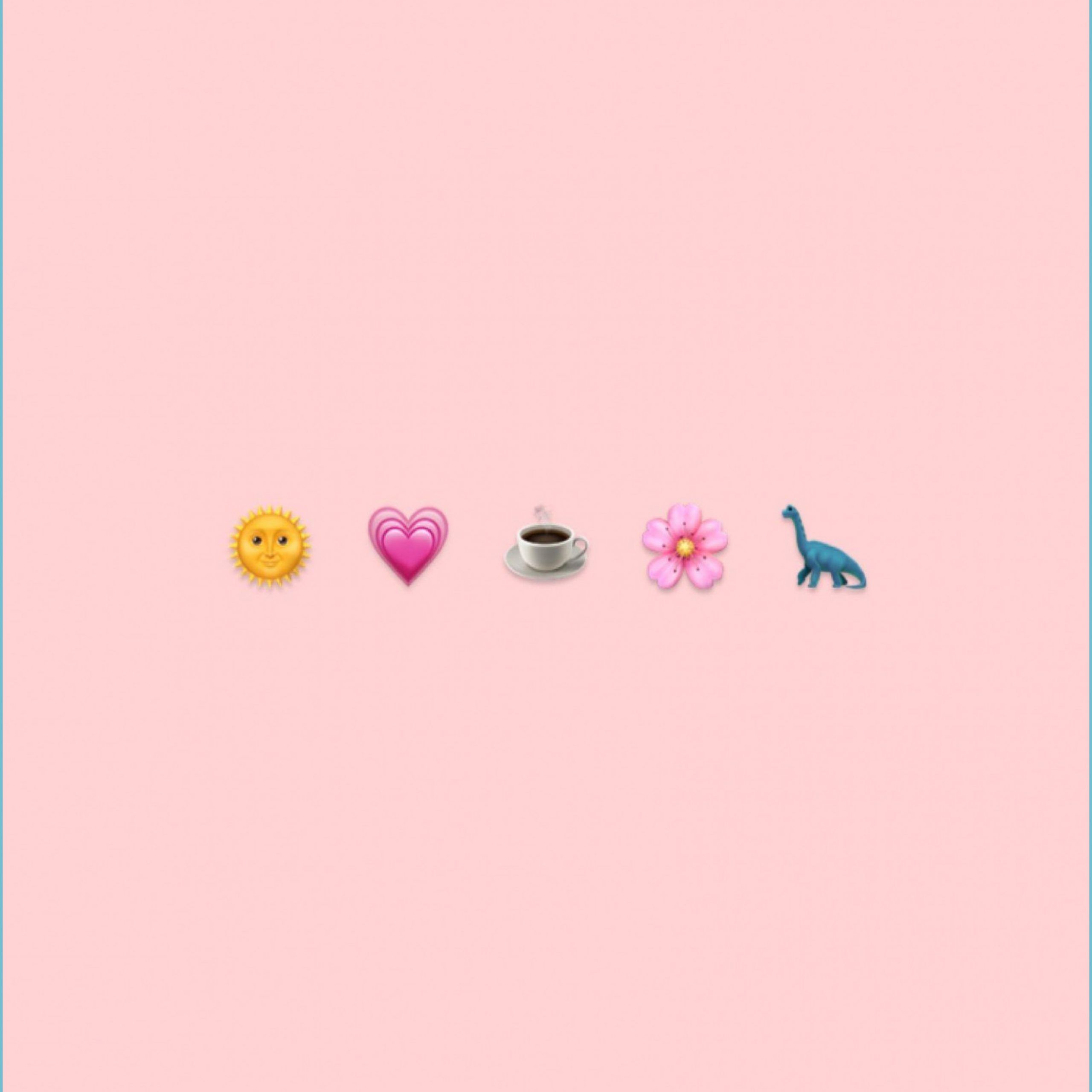 Emojis on a pink background - Cute, pretty, Emoji