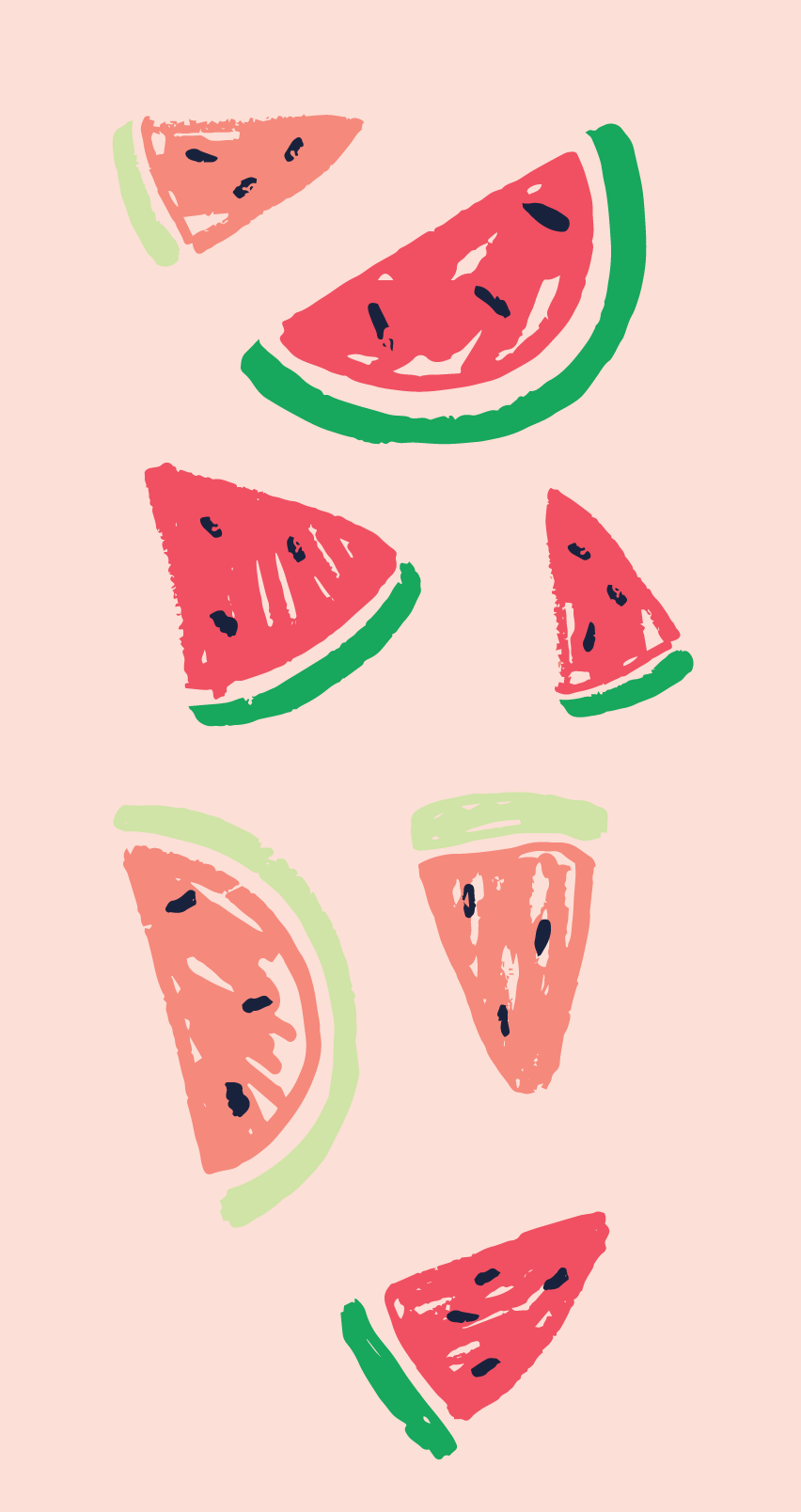 Watermelon wallpaper, Fruit wallpaper, Simple iphone wallpaper