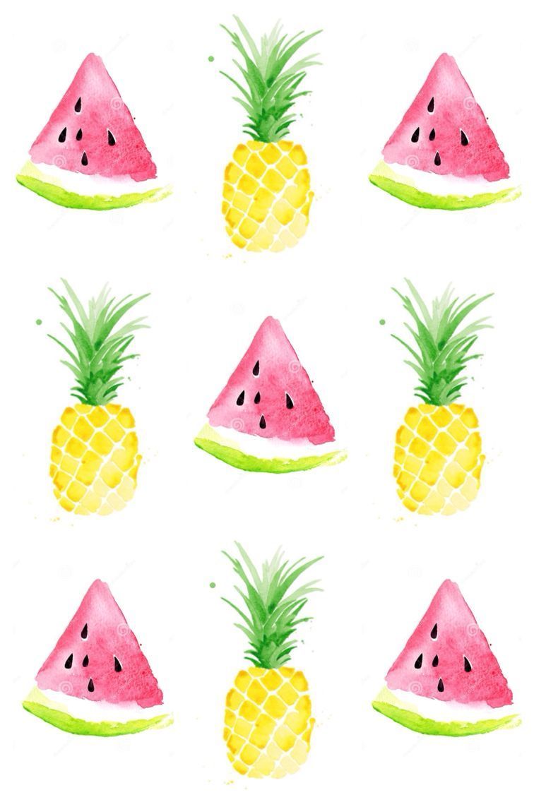 Watermelon and Pineapple Wallpaper Free Watermelon and Pineapple Background