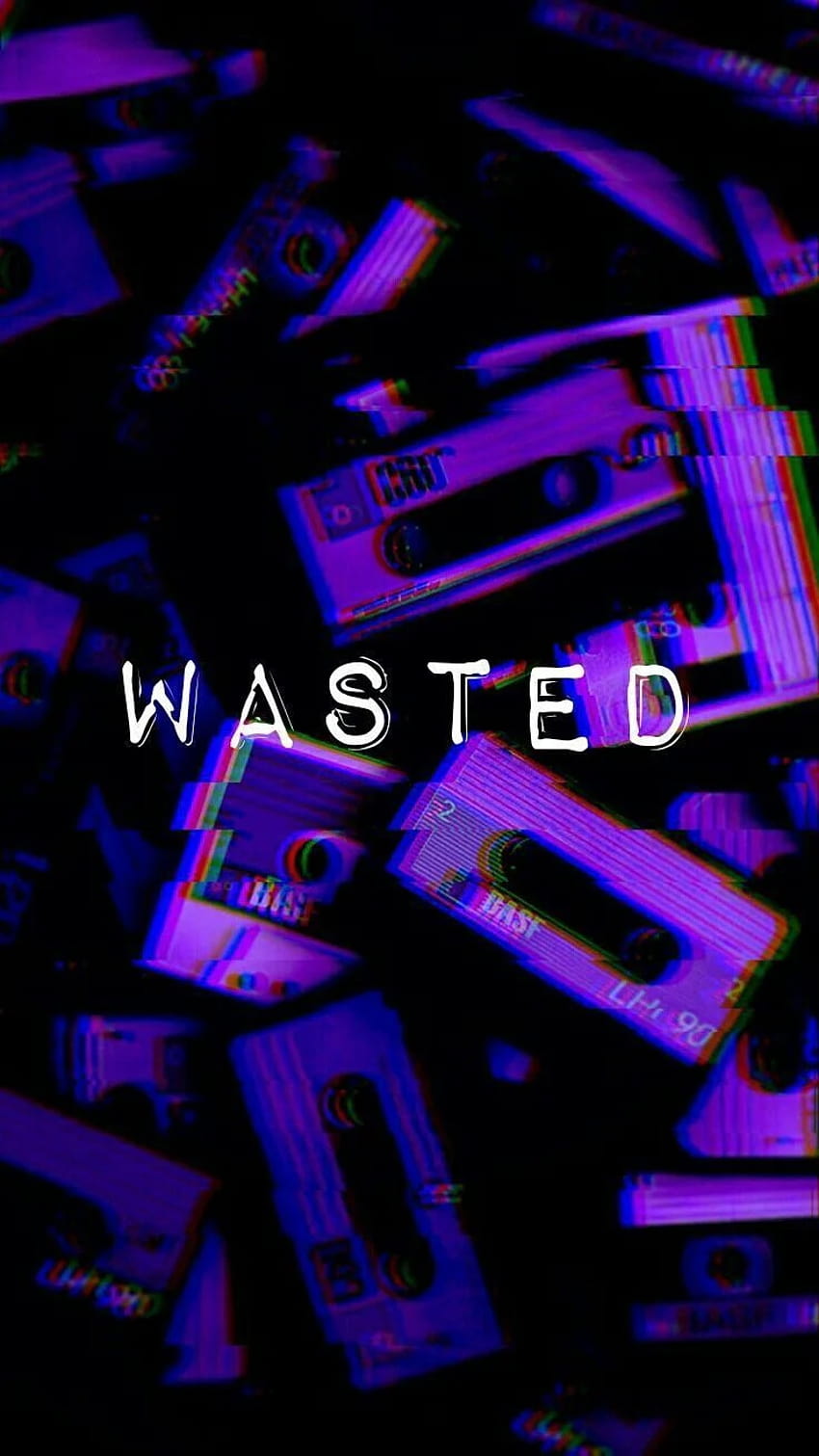 A bunch of cassette tapes with the word wasted - Profile picture