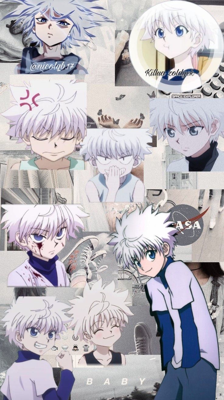 Killua. Fond d'ecran dessin, Coloriage manga, Fond d'écran téléphone