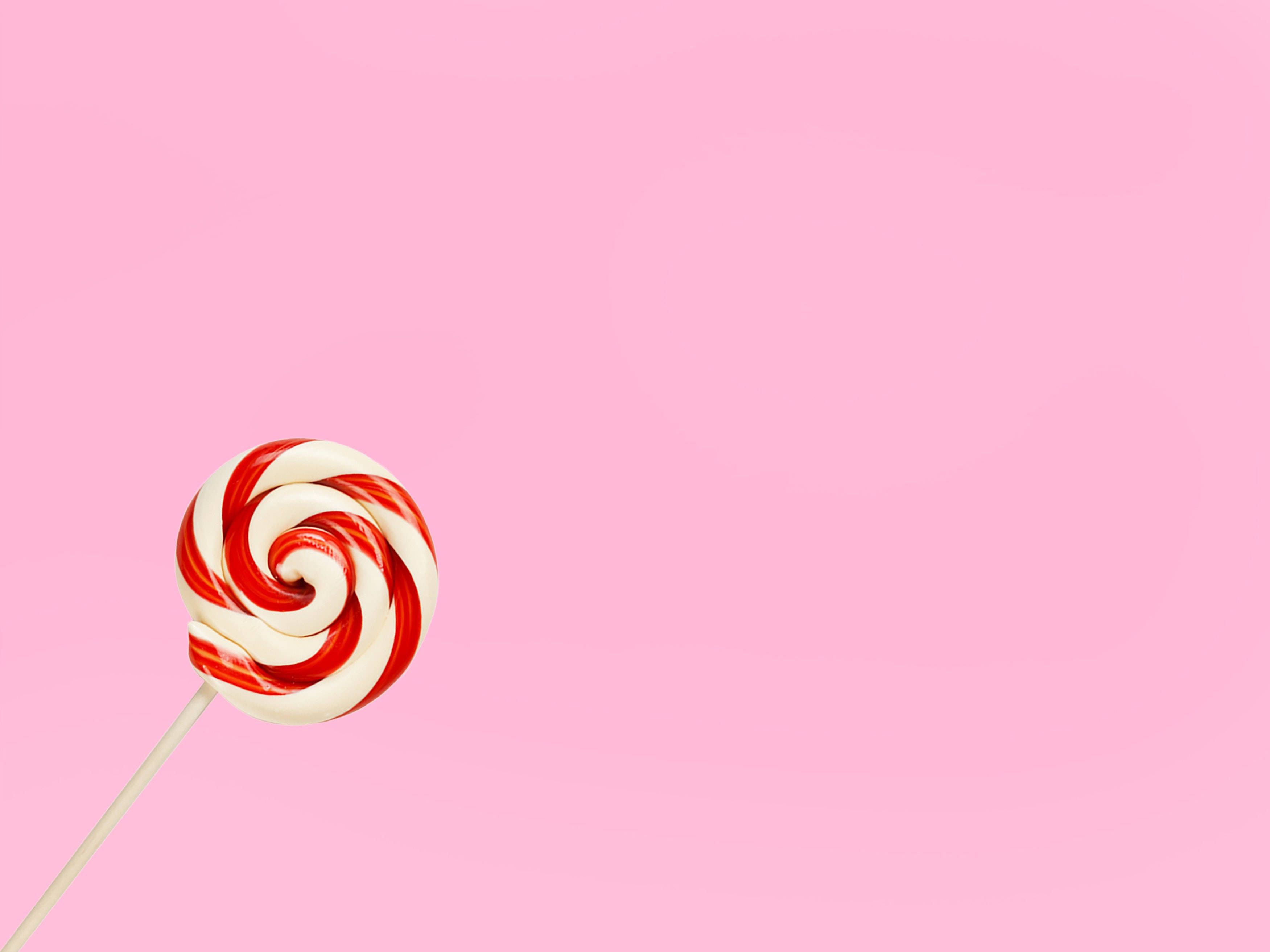 Download Cute Pastel Aesthetic Pink Swirl Candy Wallpaper