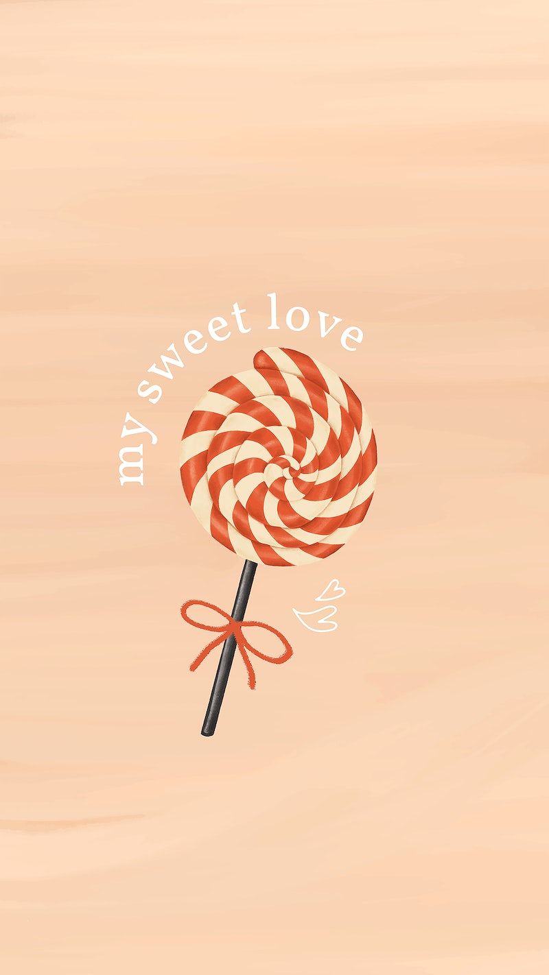 My sweet love candy phone wallpaper - Candy cane, candy