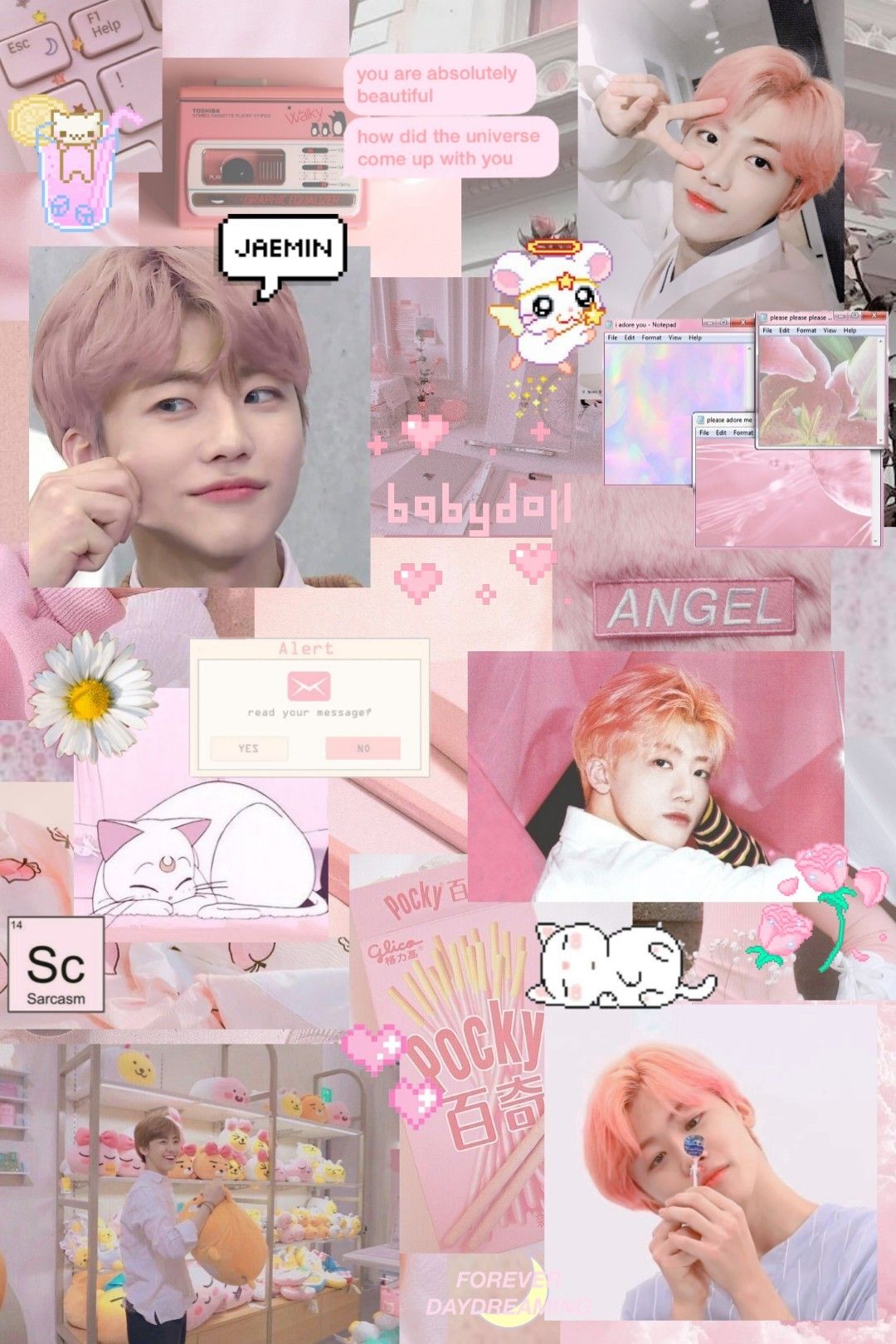 jaemin #najaemin #nctdream #nct #aesthetic #jaemin_pink #pink #jaemin_wallpaper #pink_aesthetic #pink_wallpaper #jaemin_mood. Wallpaper lucu, Nct, Kertas dinding