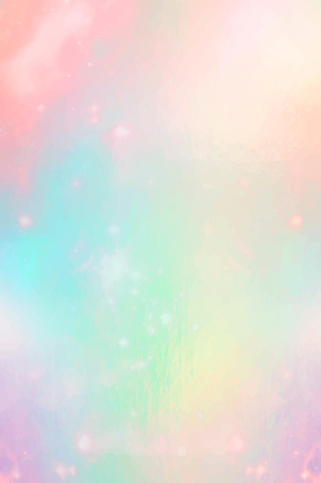 A soft pastel background with a hint of a galaxy - Pastel rainbow