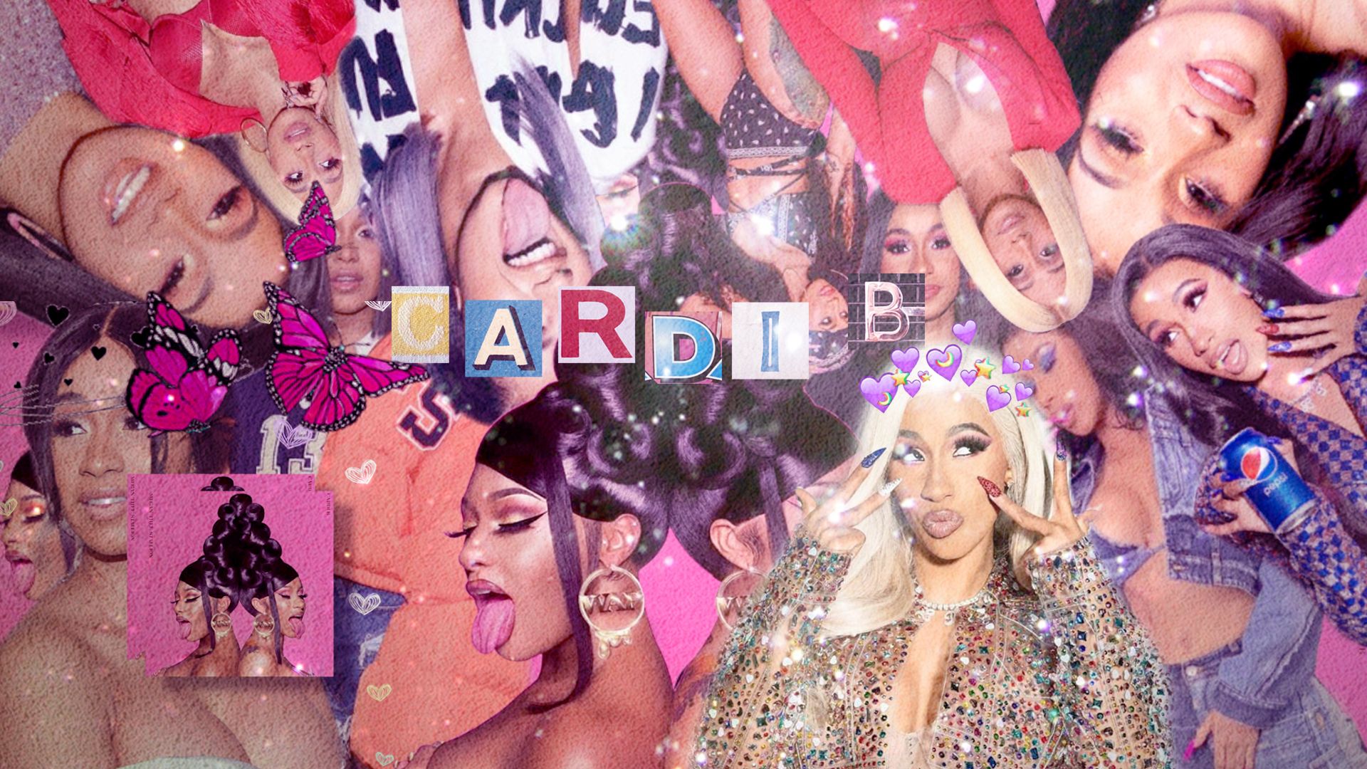 Cardi B wallpaper with high-resolution 1920x1080 pixel. You can use this wallpaper for your Windows and Mac OS computers as well as your Android and iPhone smartphones - Cardi B