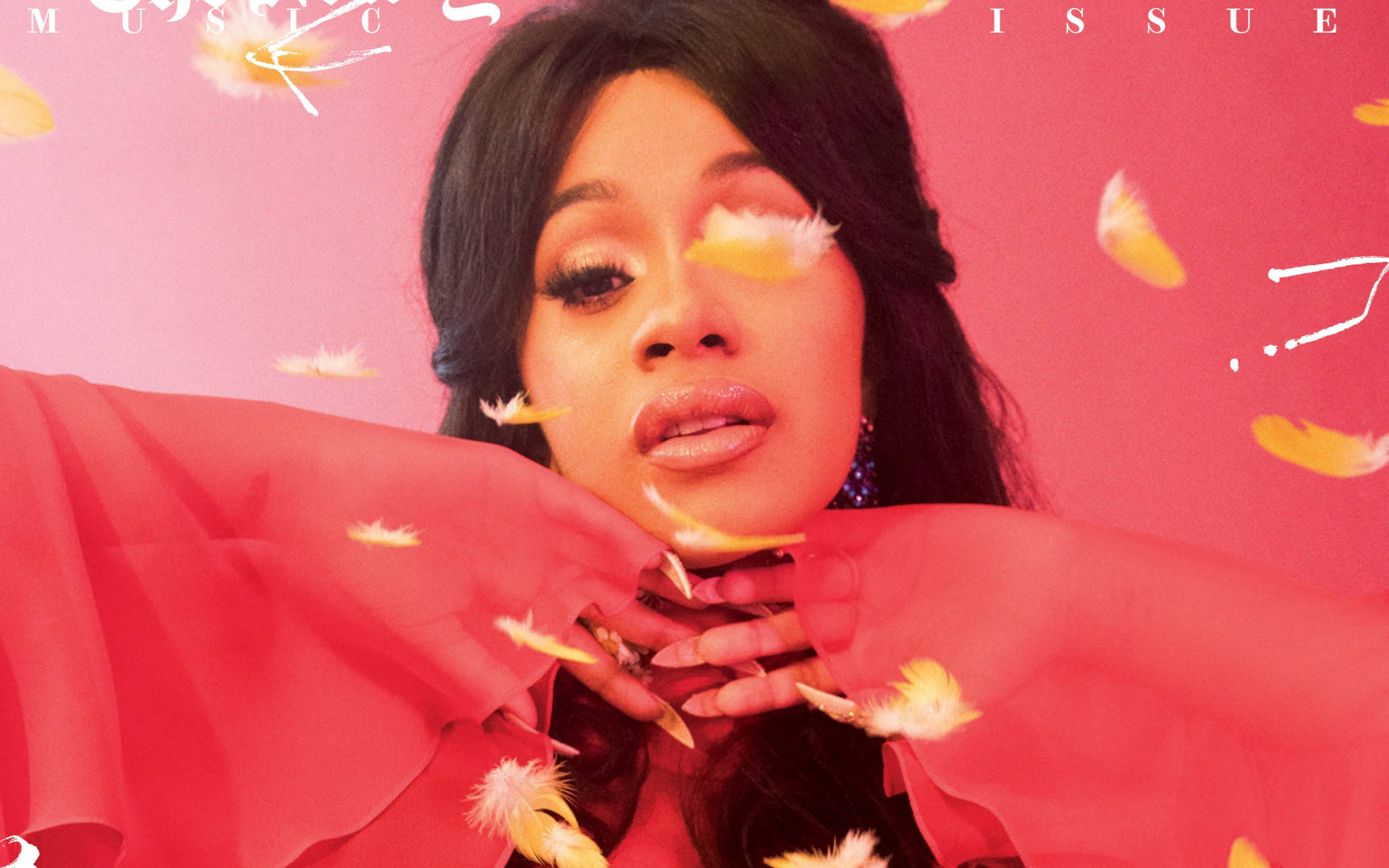 Cardi B on the cover of the magazine - Cardi B