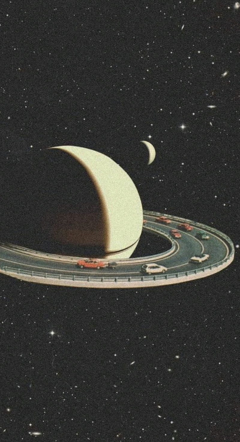 Duvar Kagidi Saturn, Aeshetic, Dark, Galaxy, Saturn, Space, Tumblr, HD Phone Wallpaper