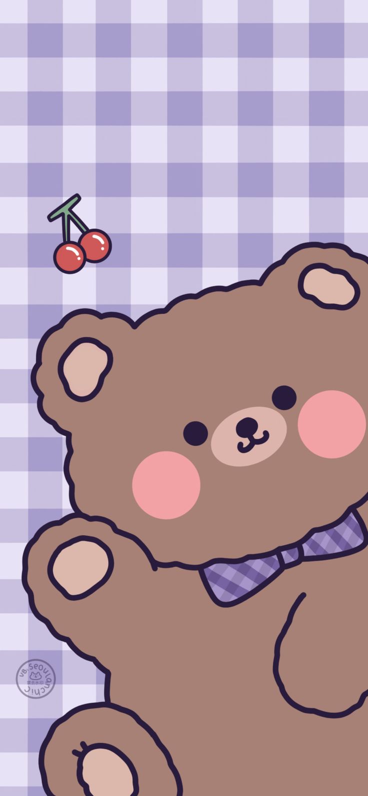 ♡ Be Positive ♡. Kawaii wallpaper, Wallpaper iphone cute, Bear wallpaper