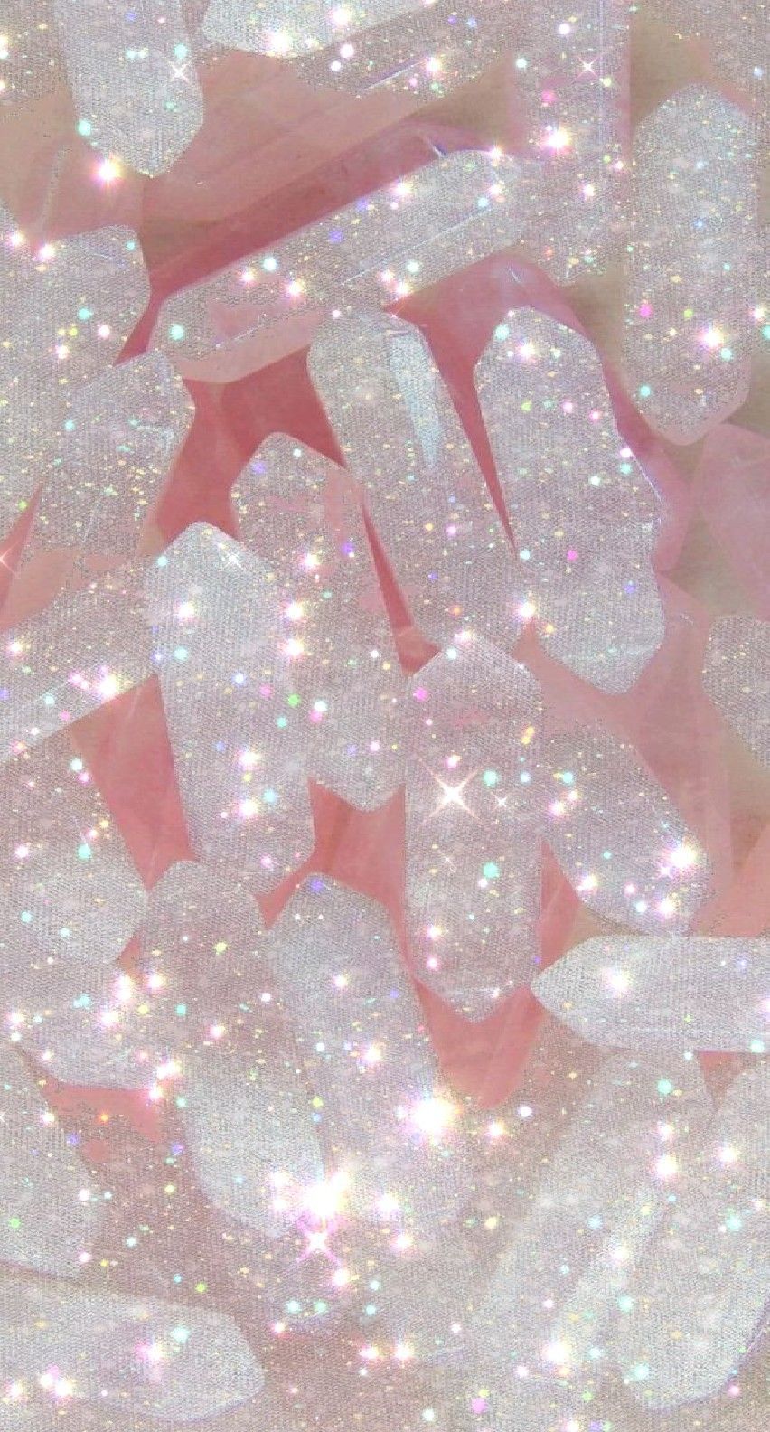 Girly wallpaper for phone with glitter and pink roses - Glitter, diamond