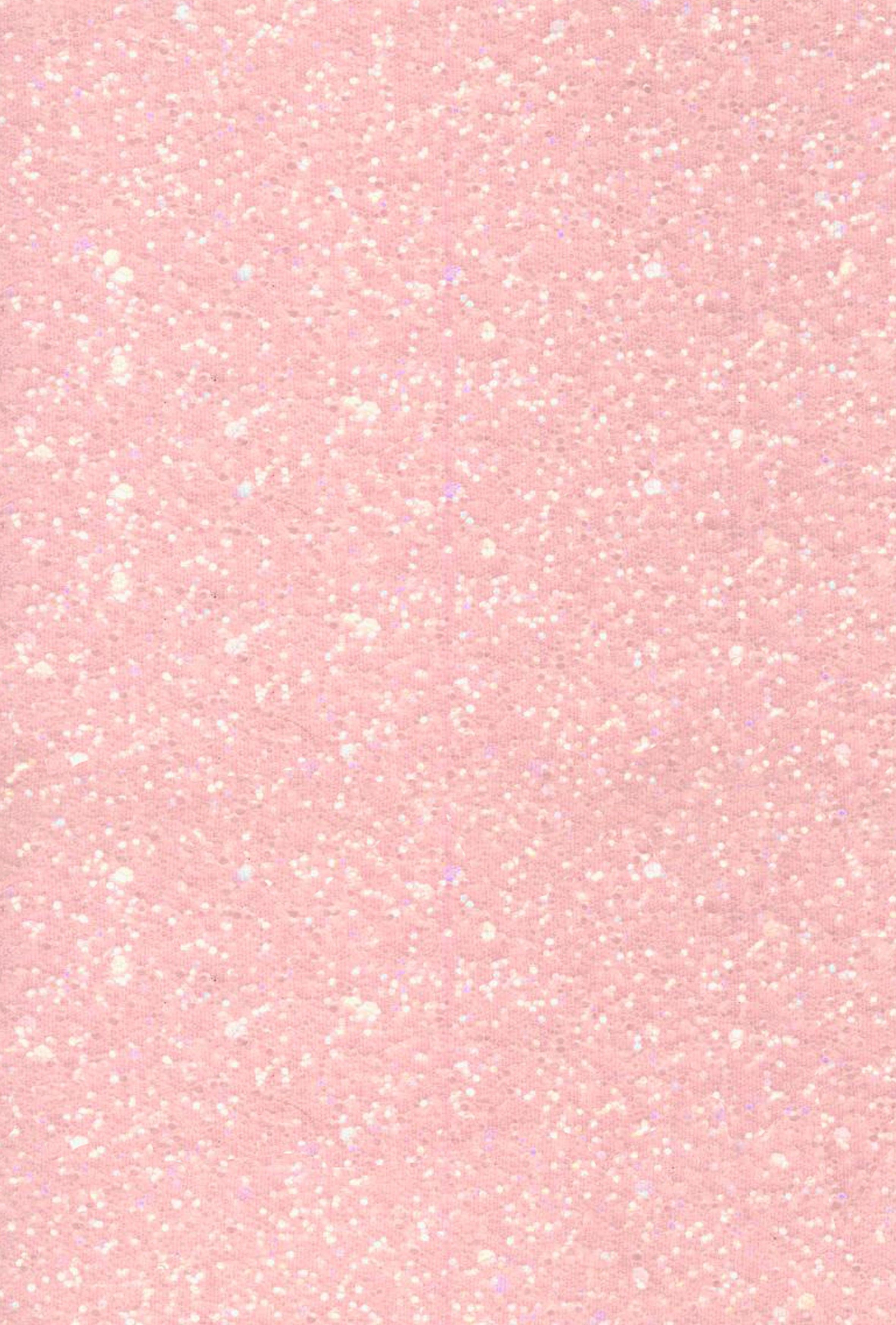 A sheet of hand painted tissue paper in a pink glitter design. - Glitter