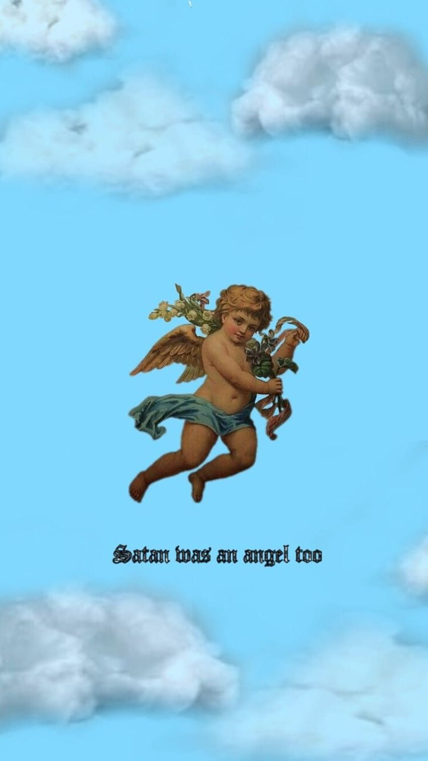 An angel with a gun in the sky - Angels