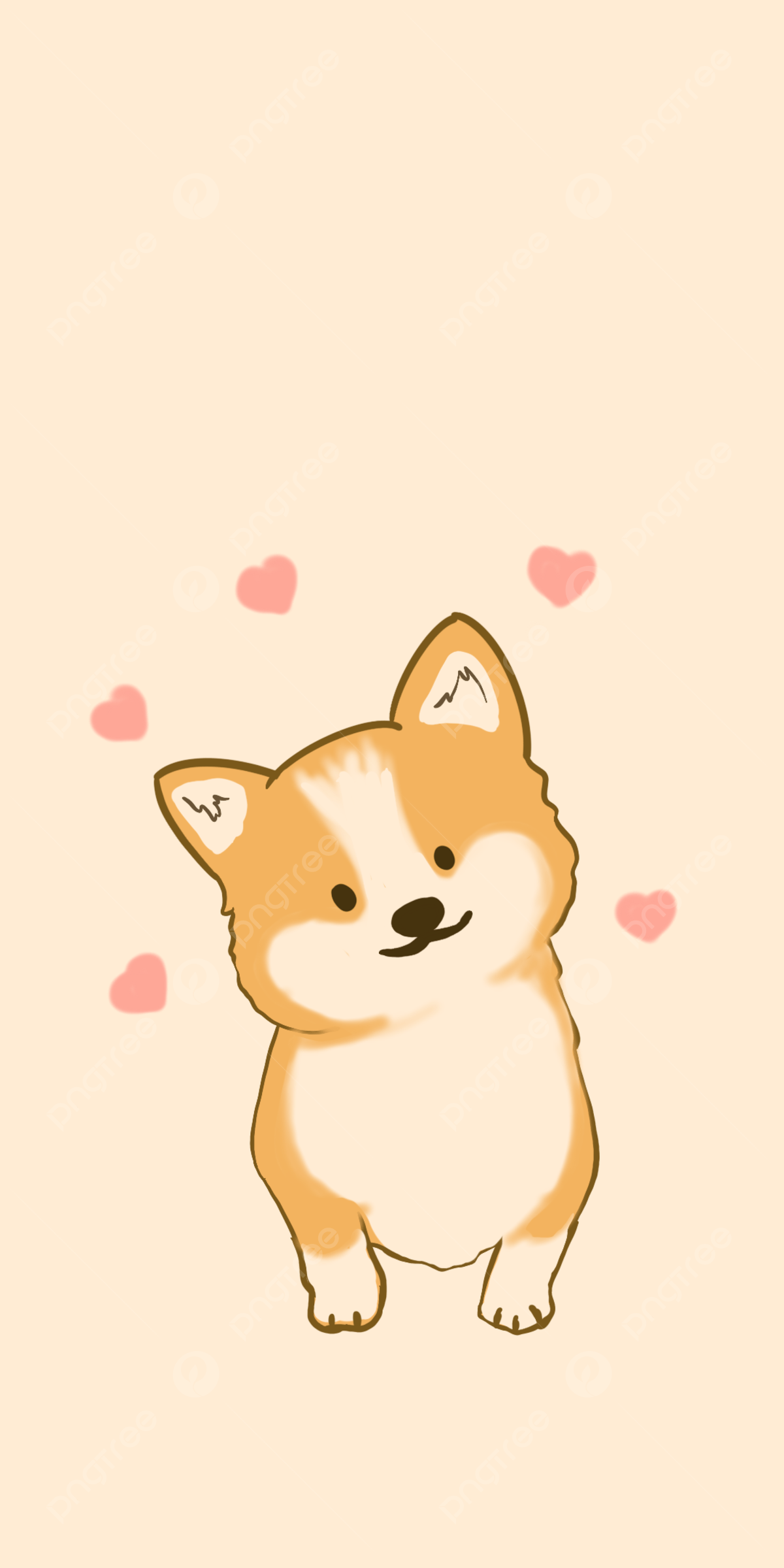 Cute Corgi Mobile Wallpaper Background, Lovely, Dog, Corgi Background Image for Free Download