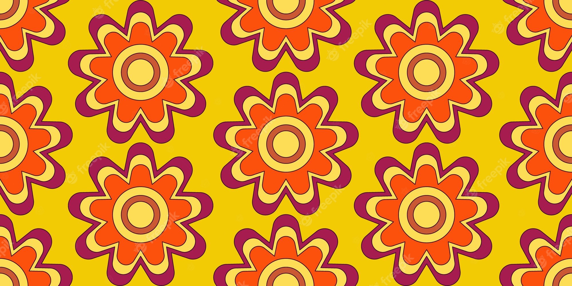 Groovy 70s Background Image