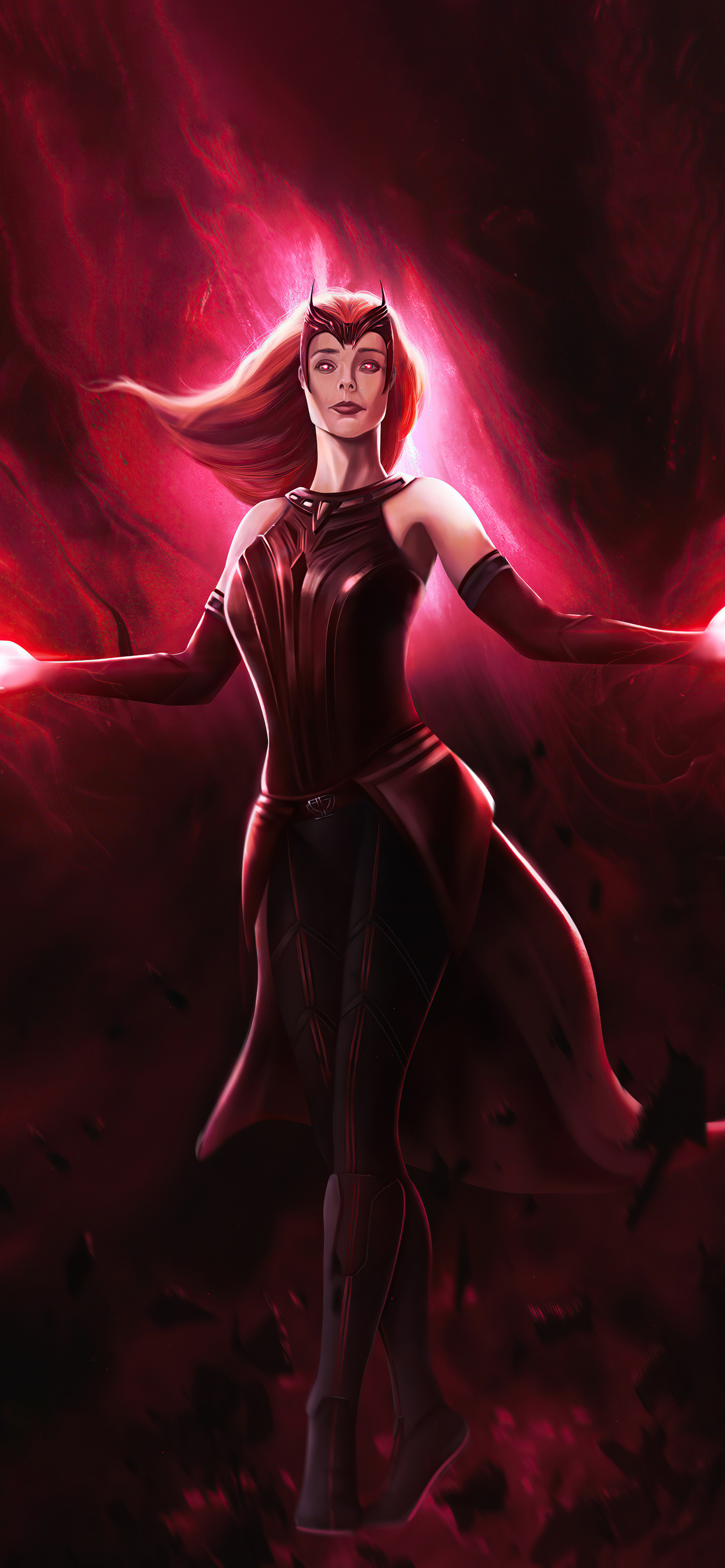 The Scarlet Witch iPhone XS MAX HD 4k Wallpaper, Image, Background, Photo and Picture