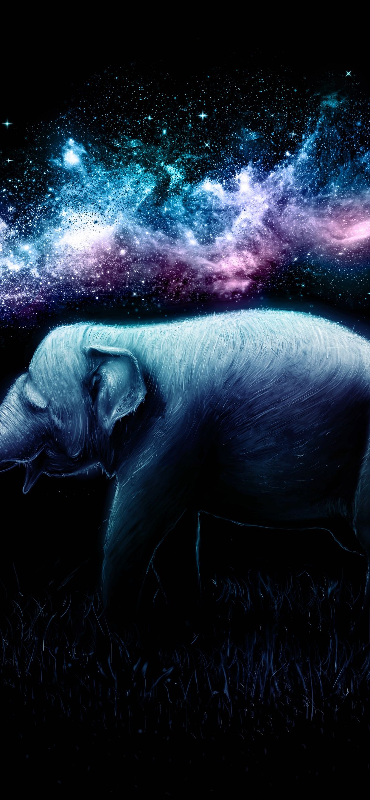 Elephant Wallpaper 4K, Colorful, Surreal, Fantasy