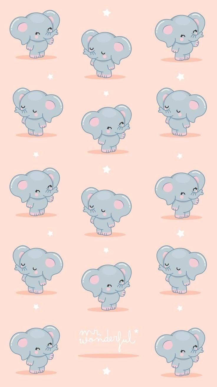 Pastel Elephant Wallpaper Free Pastel Elephant Background