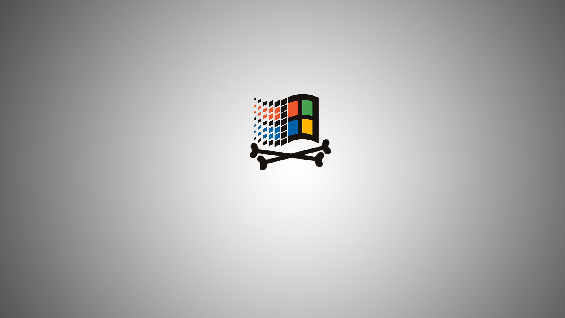 A computer screen with the windows logo on it - Windows 95