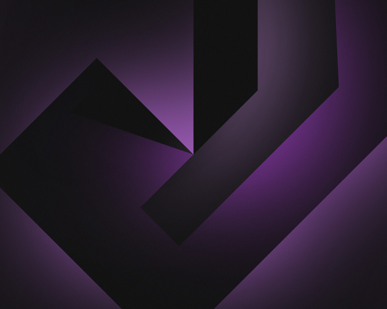 A purple and black wallpaper with a folded paper design - Dark purple