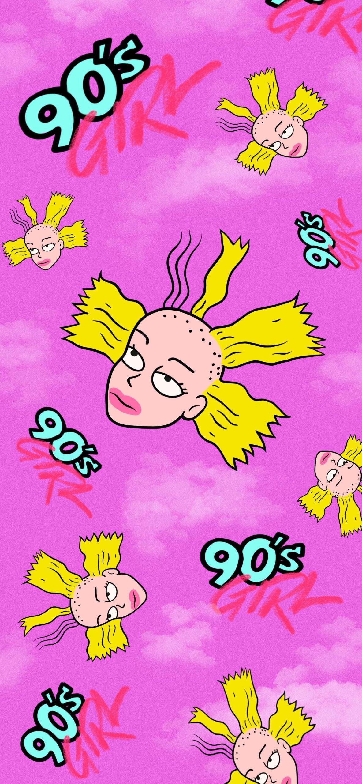 Rugrats Wallpaper for iPhone with Cynthia Pickles Doll
