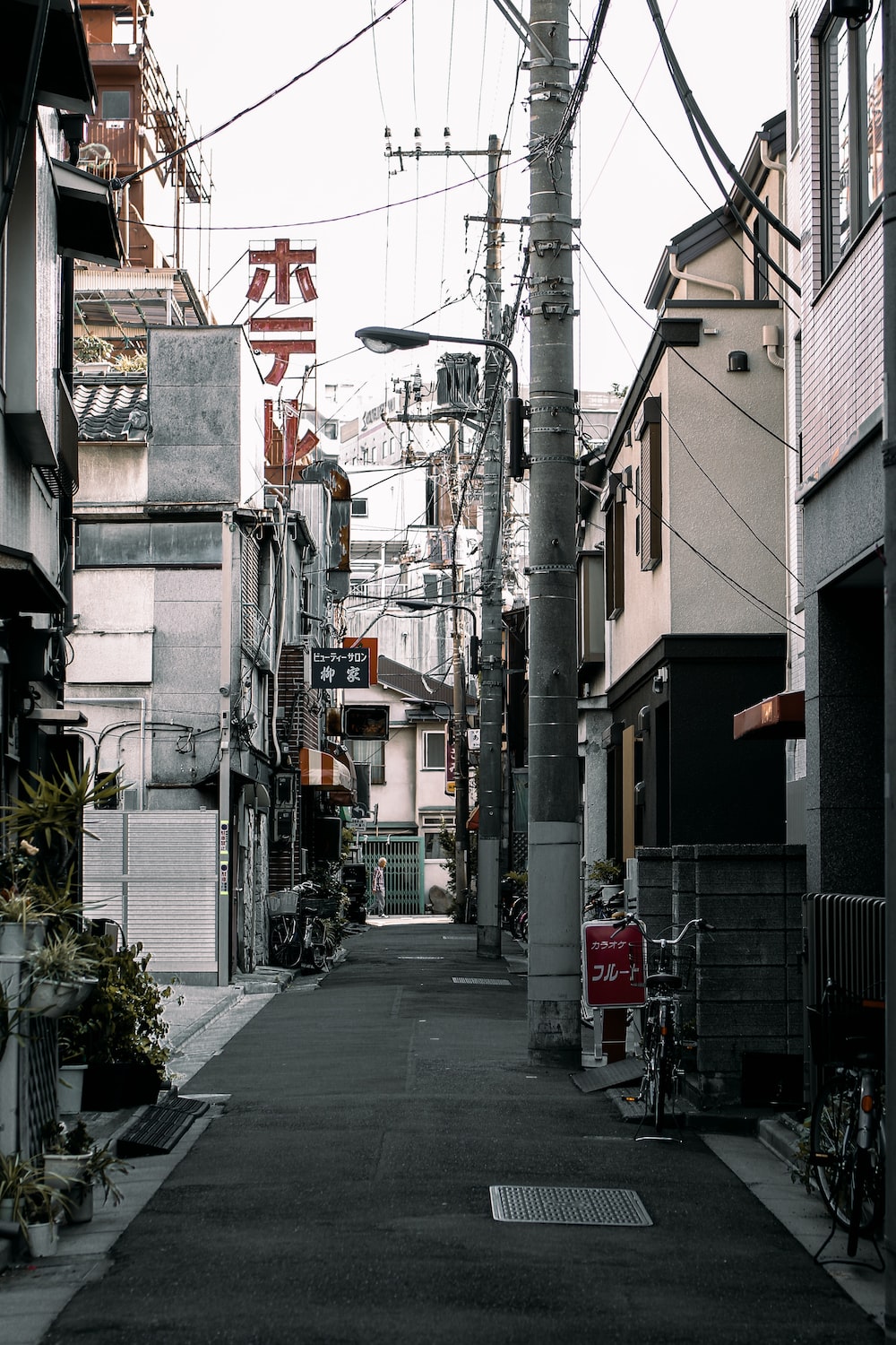 A small street in the city of Kyoto - Japan