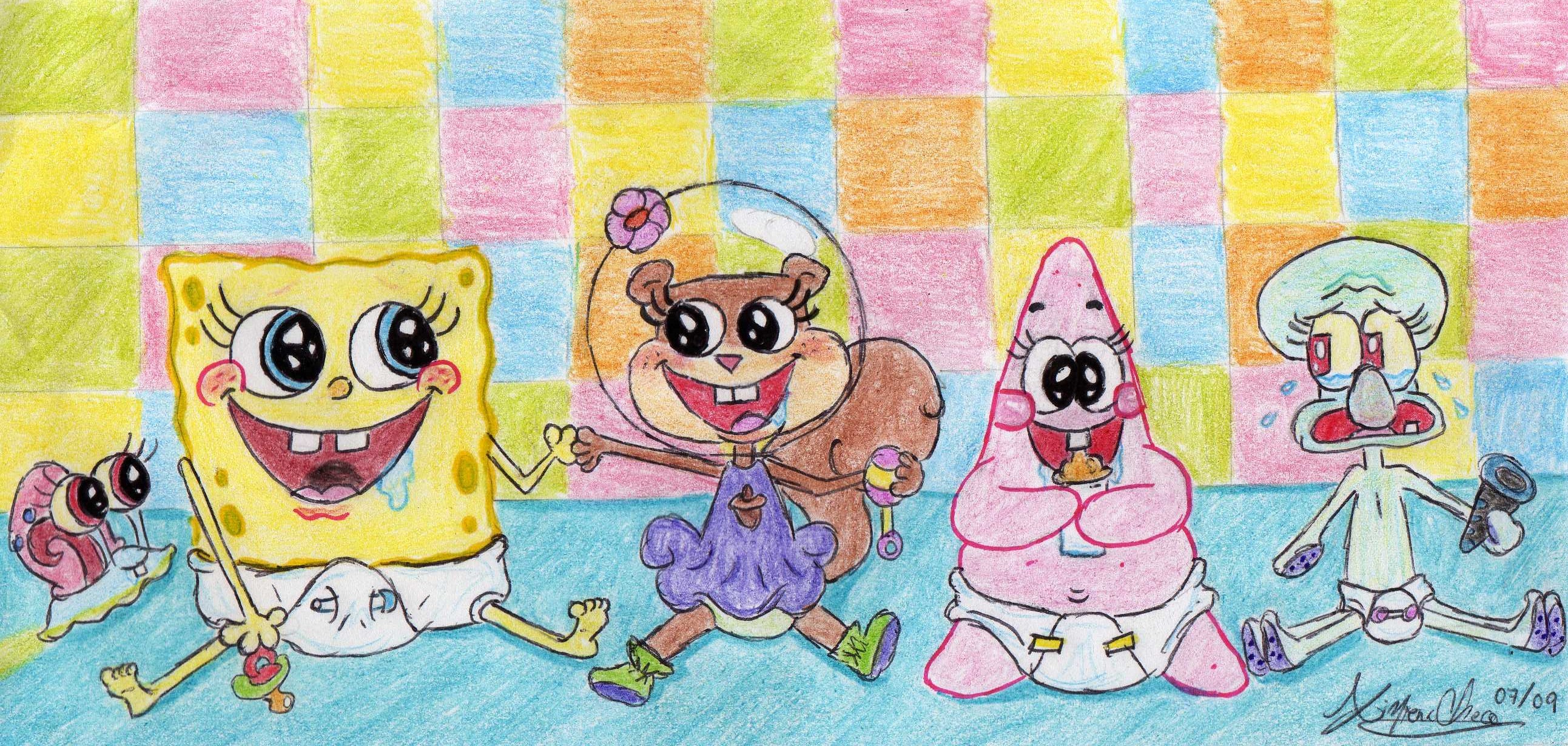 All Spongebob Characters As Babies