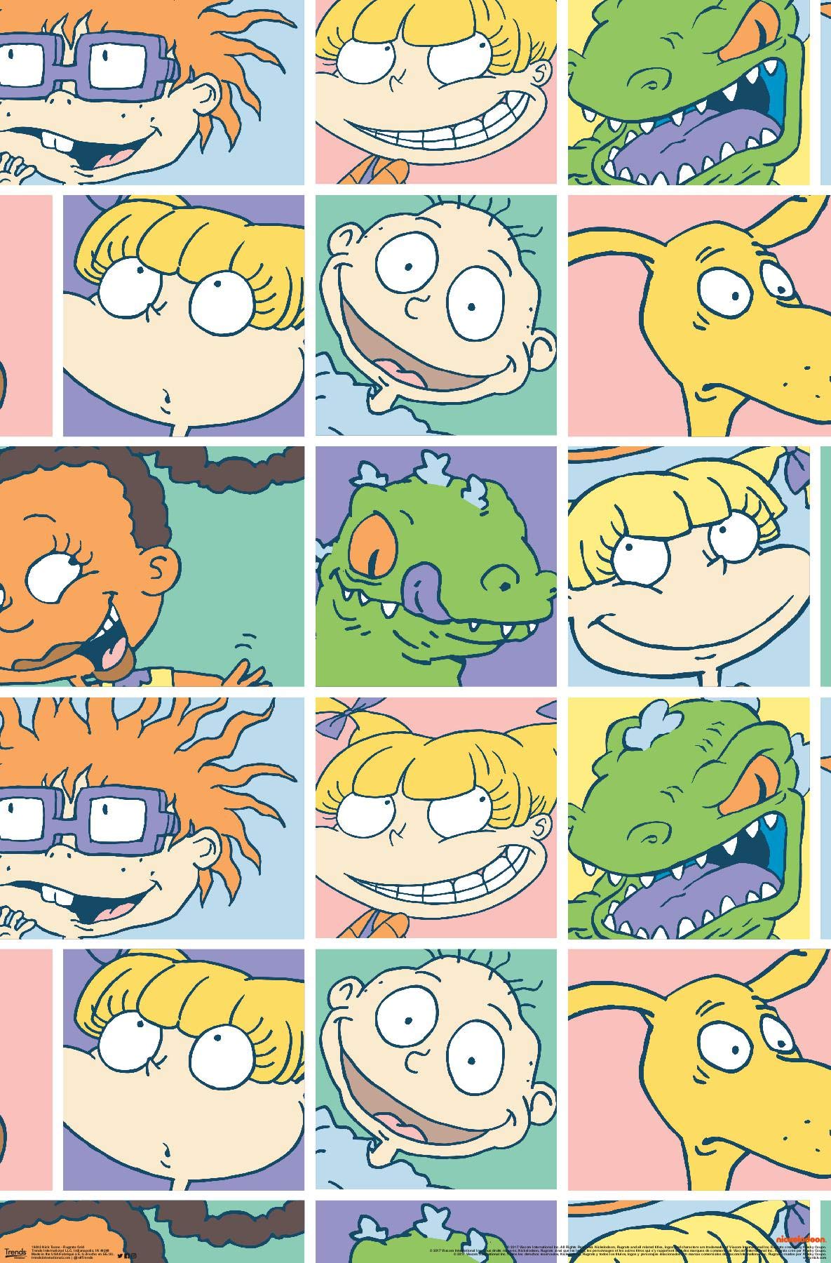 Trends International Nickelodeon Rugrats Grid Wall Poster, 22.375 x Premium Unframed Version: Posters & Prints