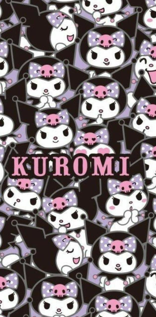 Kuromi wallpaper I made for my phone! - Kuromi