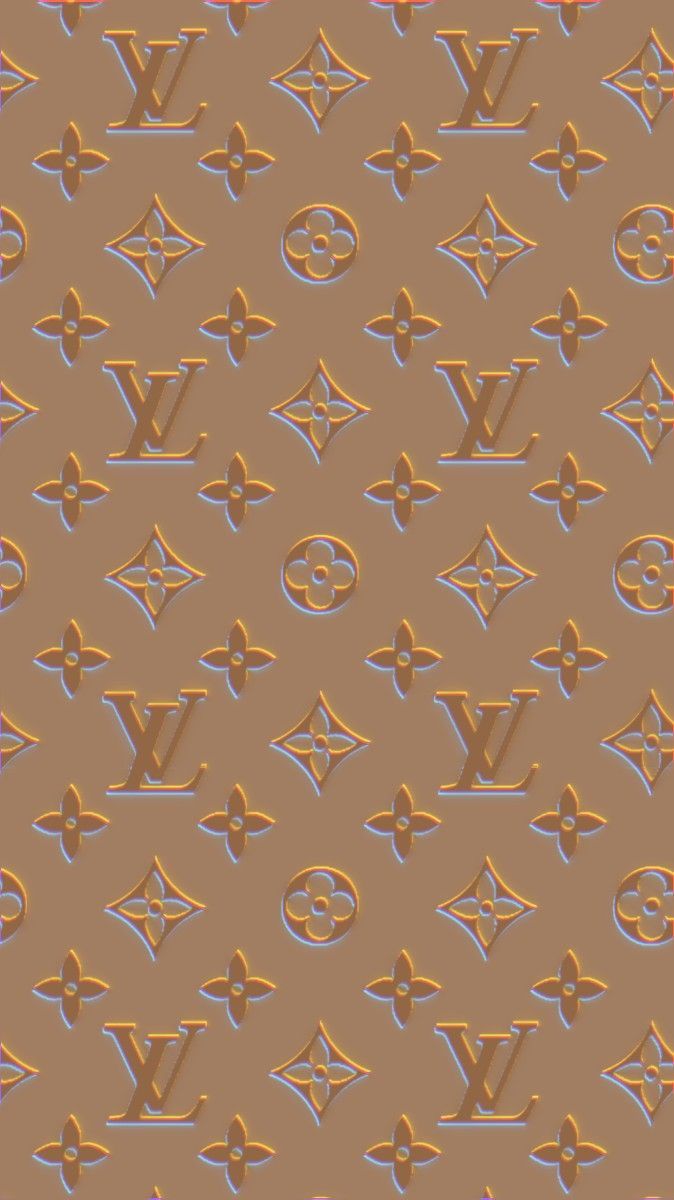 Wallpaper Louis Vuitton Brown Aesthetic。