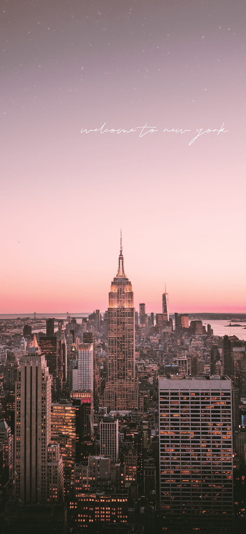 IPhone wallpaper of the city of New York - March