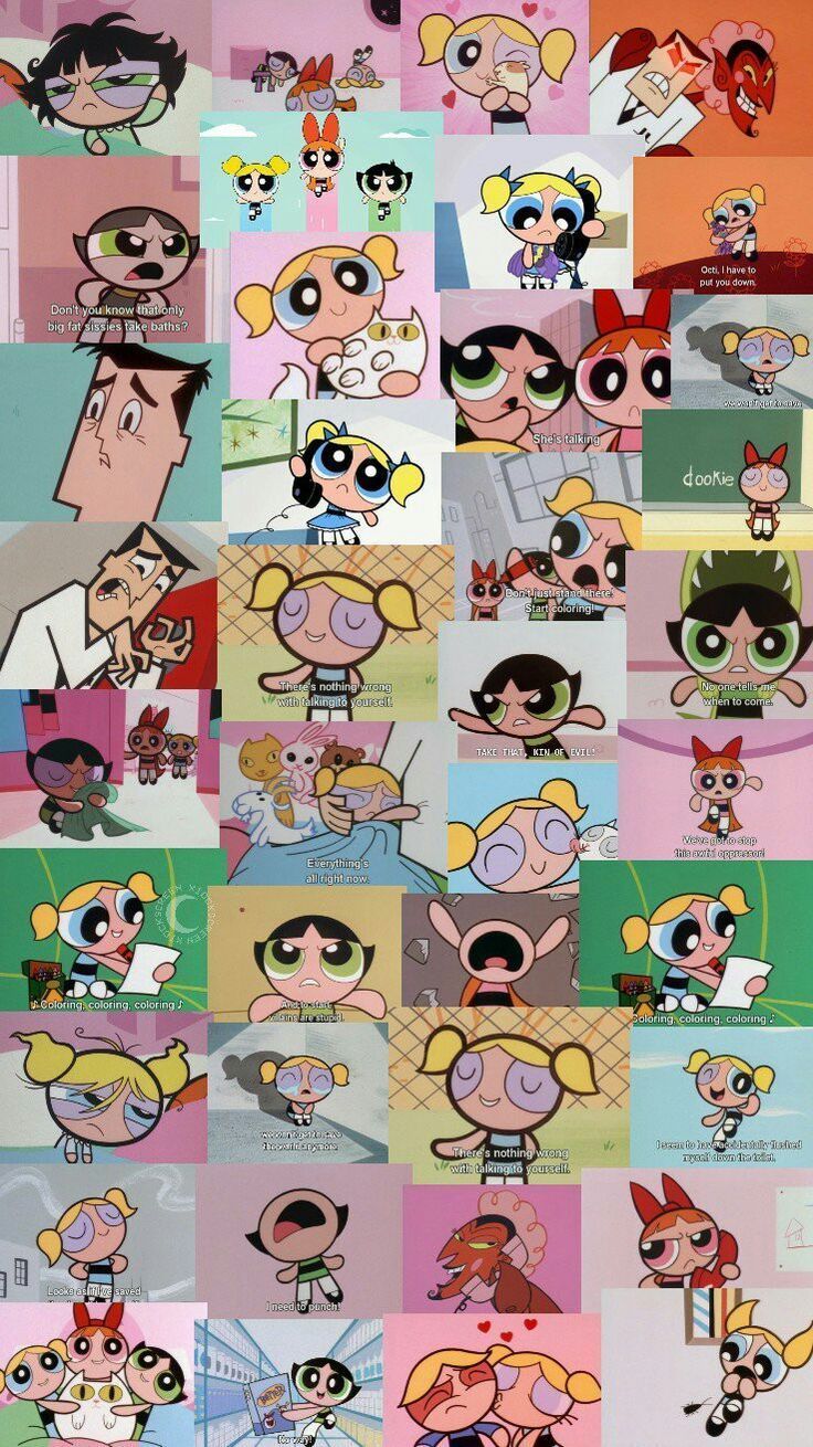 Powerpuff Girls collage - The Powerpuff Girls