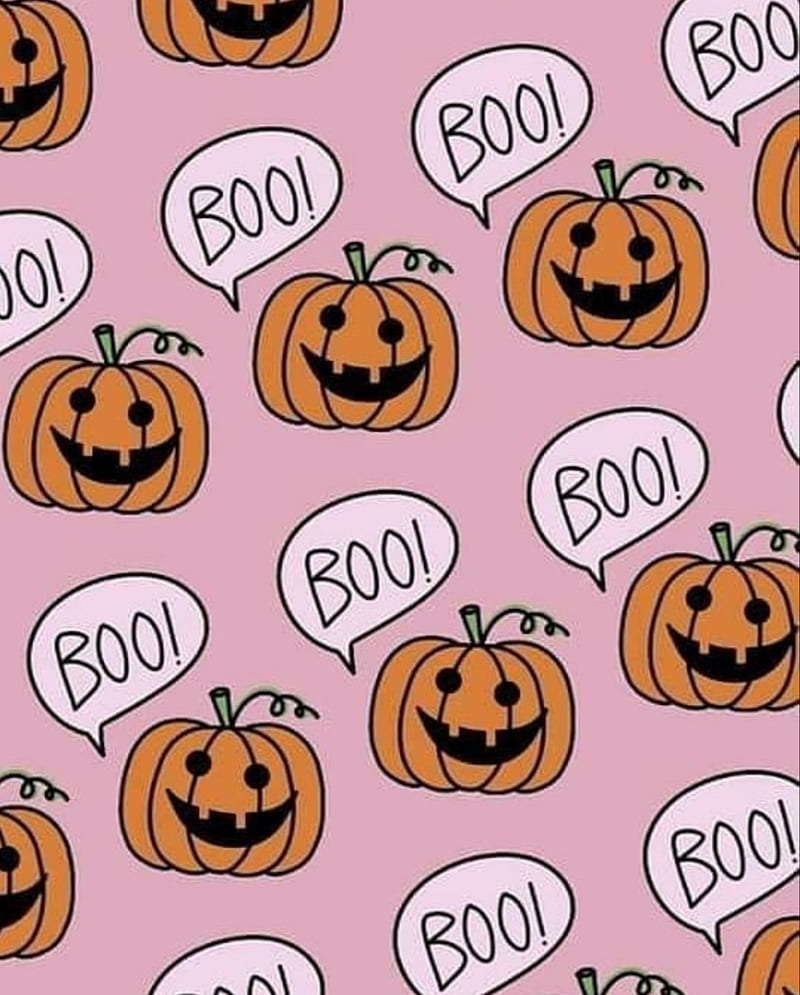 Cute Pumpkins, autumn, cold, fall, halloween, october, peace, spooky, thanksgiving, HD phone wallpaper