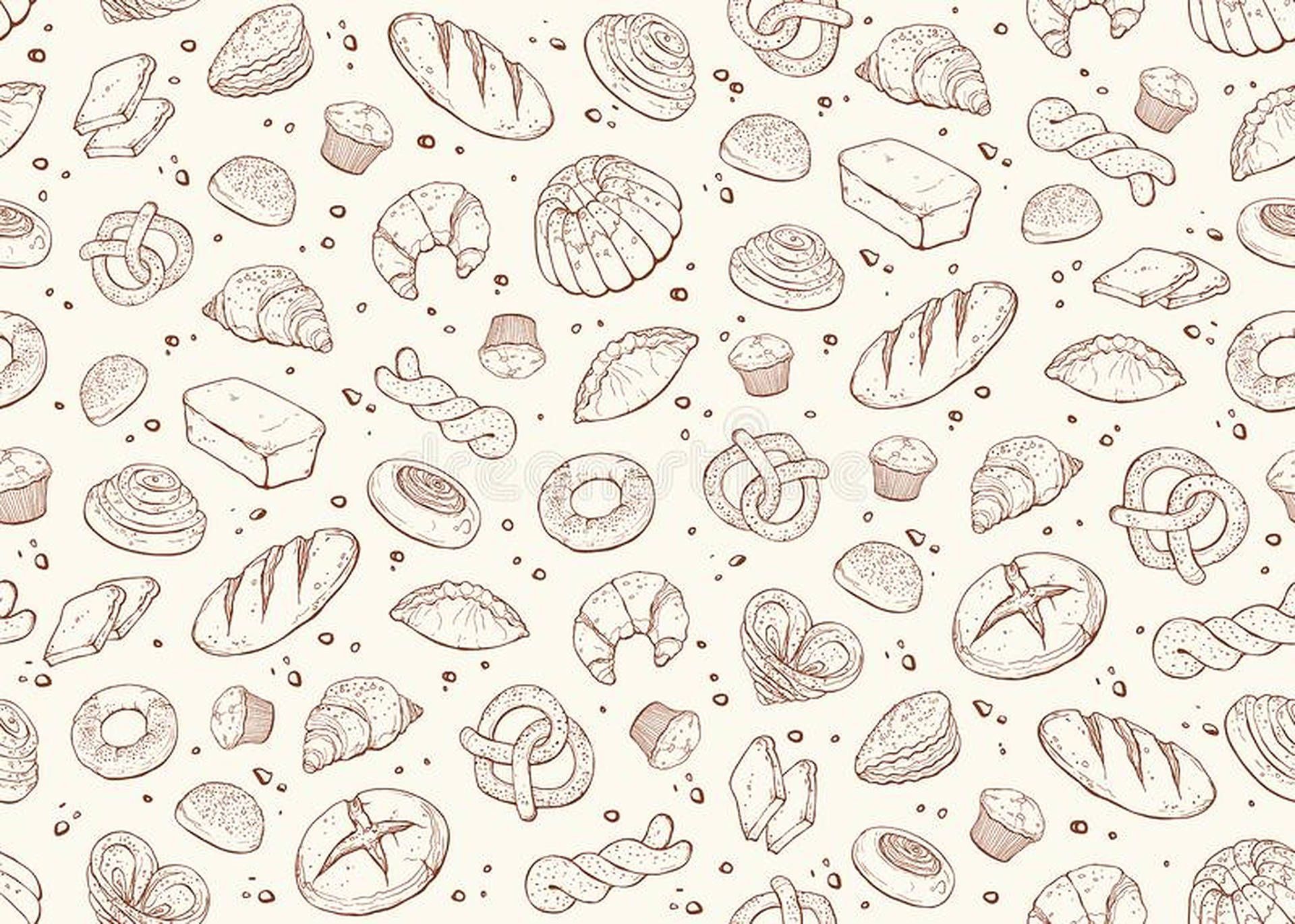 Download Bakery Aesthetic Pattern Wallpaper
