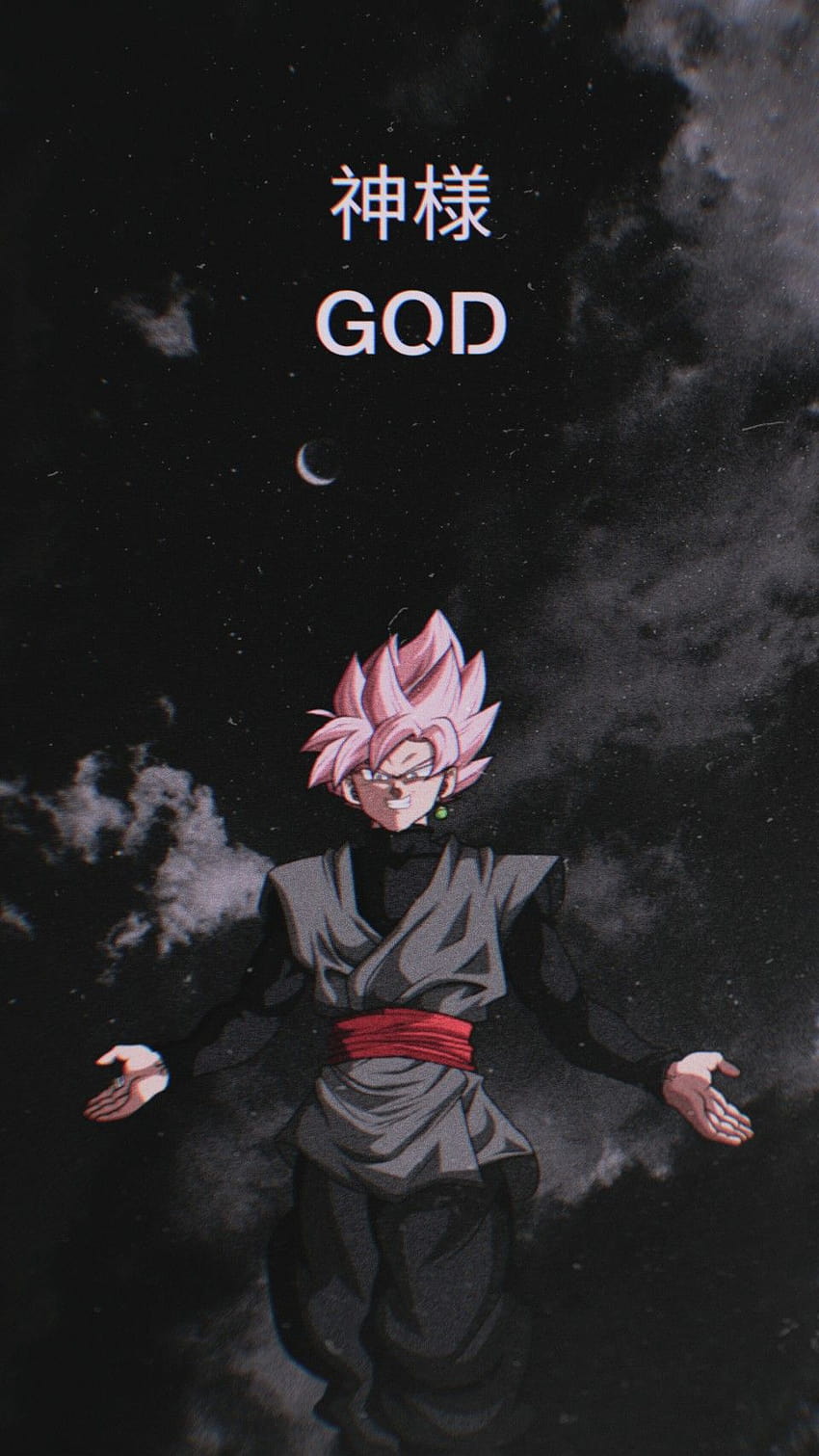 Goku black rose gold wallpaper phone background aesthetic anime - Goku, Dragon Ball