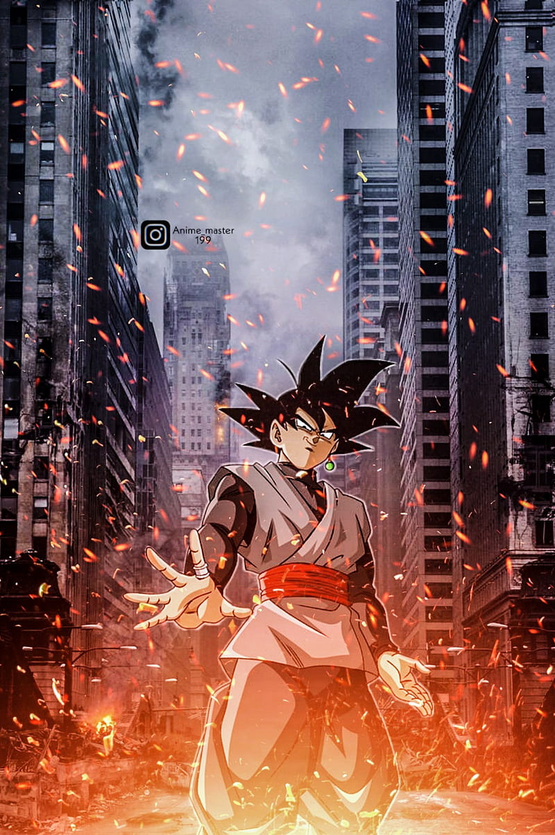 Goku black, aesthetic anime, anime edit, dragon ball z, god, gokublack, super, HD phone wallpaper
