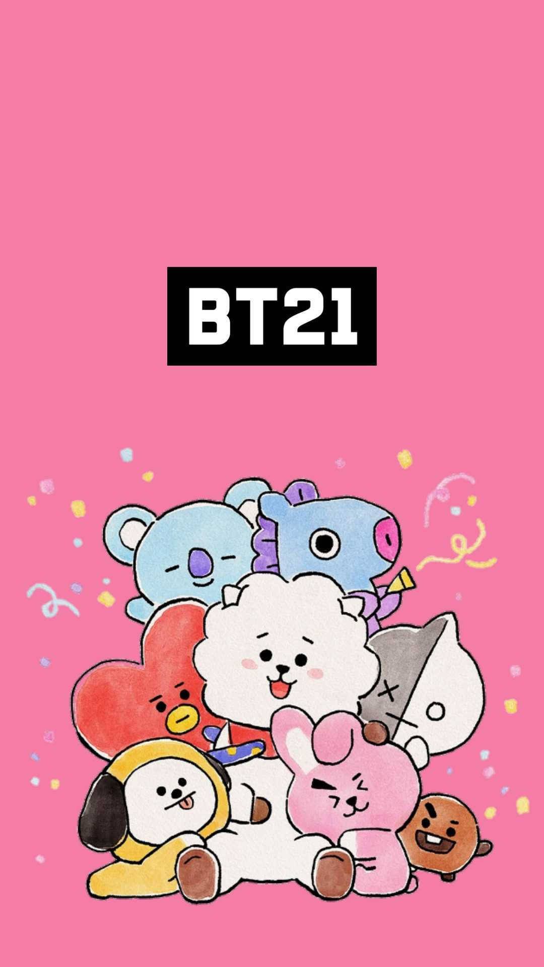 BT21 Wallpaper iPhone with high-resolution 1080x1920 pixel. You can use this wallpaper for your iPhone 5, 6, 7, 8, X, XS, XR backgrounds, Mobile Screensaver, or iPad Lock Screen - BT21