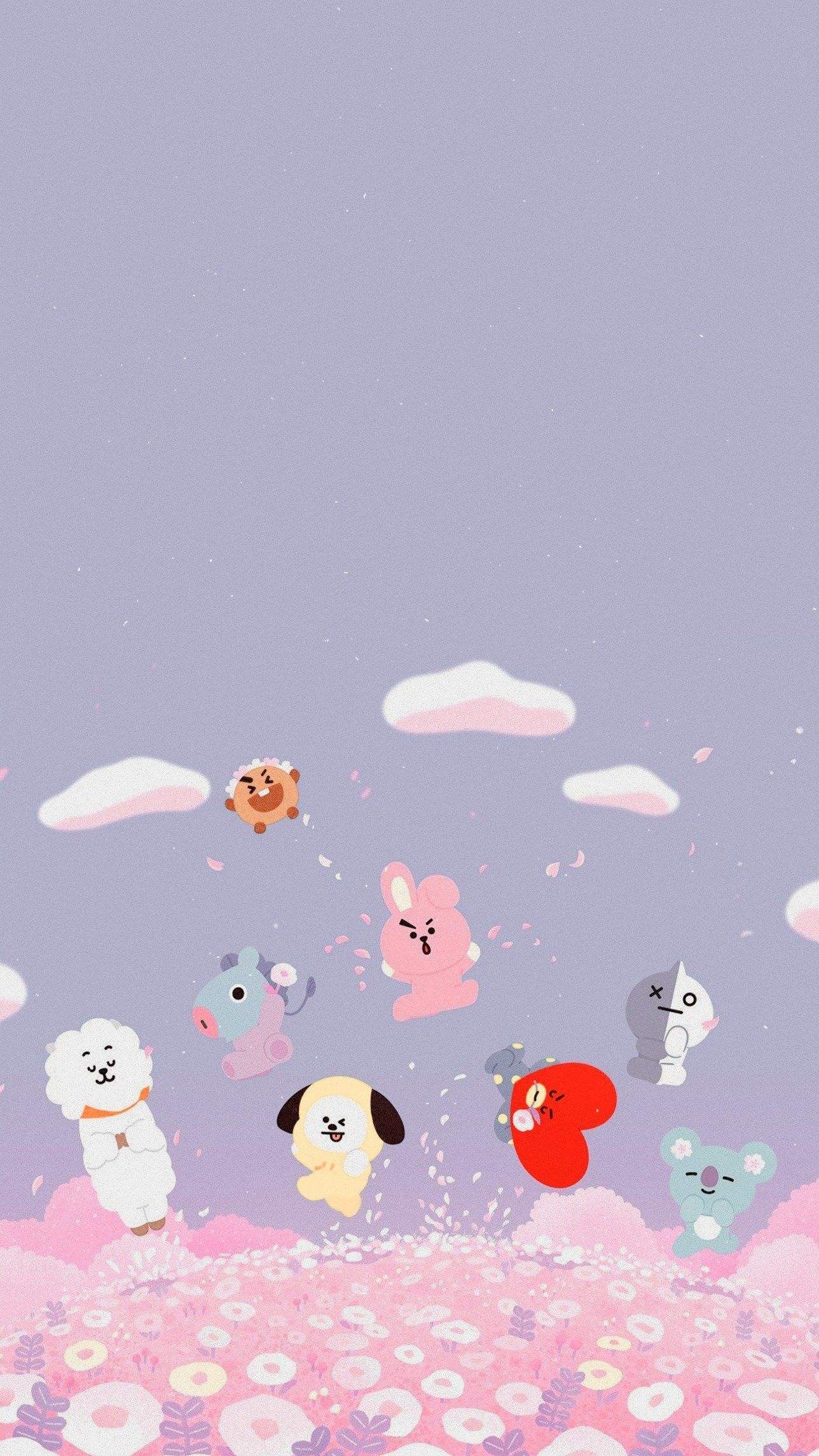 BT21 iPhone Wallpaper with high-resolution 1080x1920 pixel. You can use this wallpaper for your iPhone 5, 6, 7, 8, X, XS, XR backgrounds, Mobile Screensaver, or iPad Lock Screen - BT21