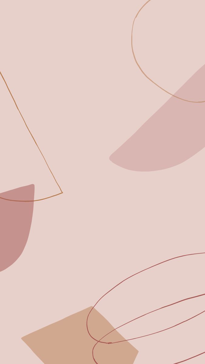 A pink and brown abstract design - Blush, pastel minimalist