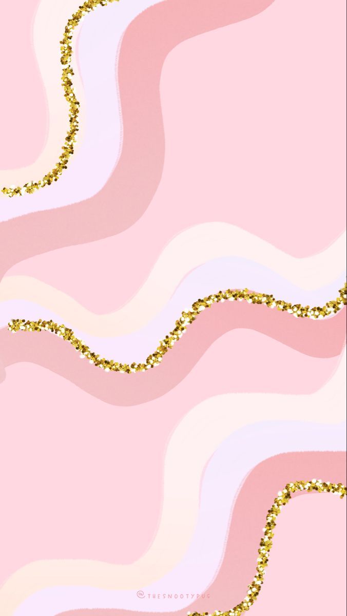 A pink and gold abstract background with white lines - Blush, pattern, modern