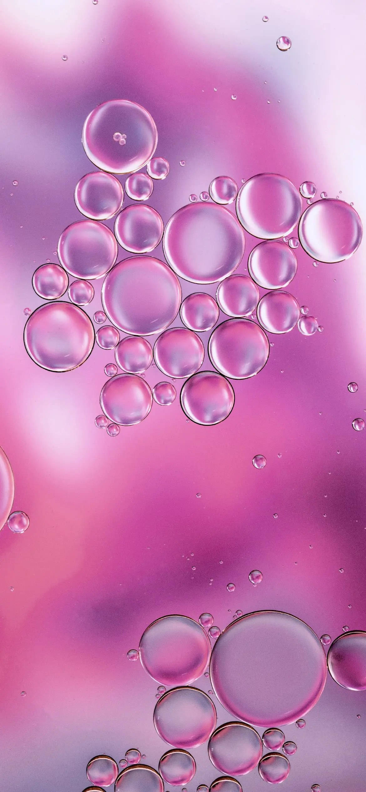 Download Purple Aesthetic Phone Bubbles Wallpaper