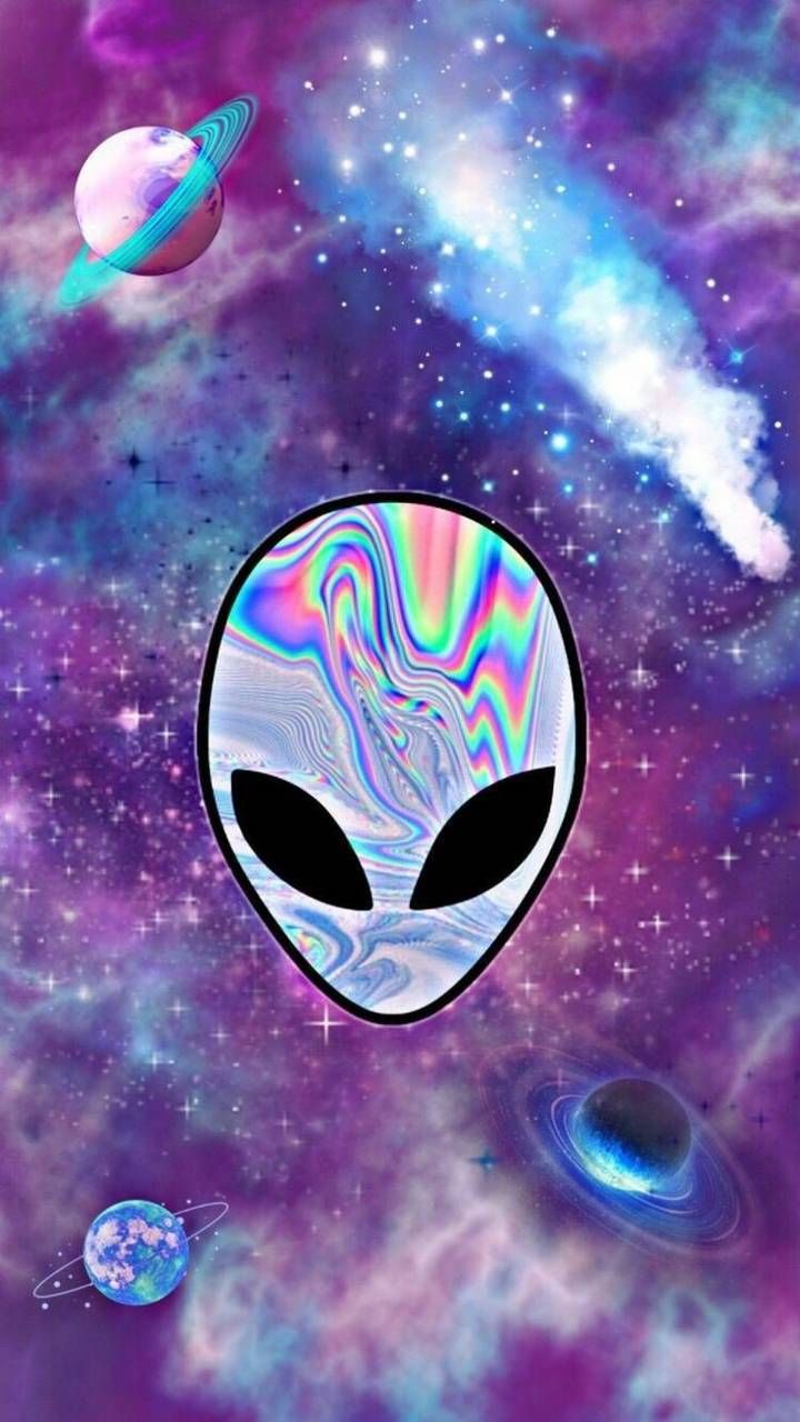 Alien in space wallpaper - Alien