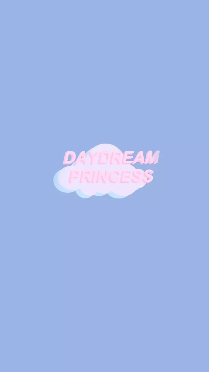 A pink cloud with the words datream princess - Barbie