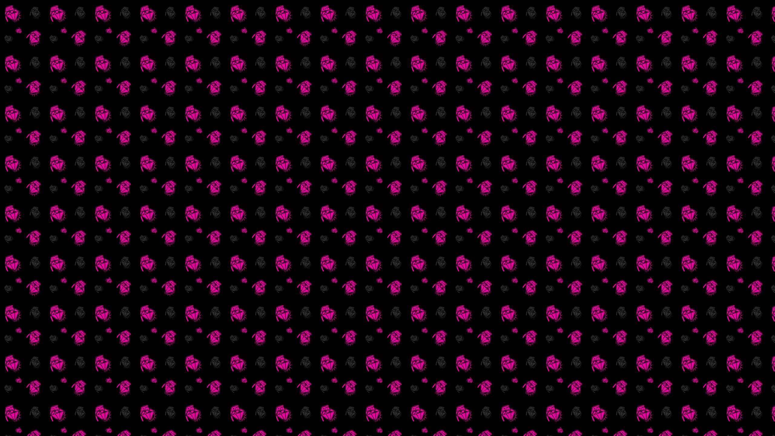 A black background with pink dots - Diamond