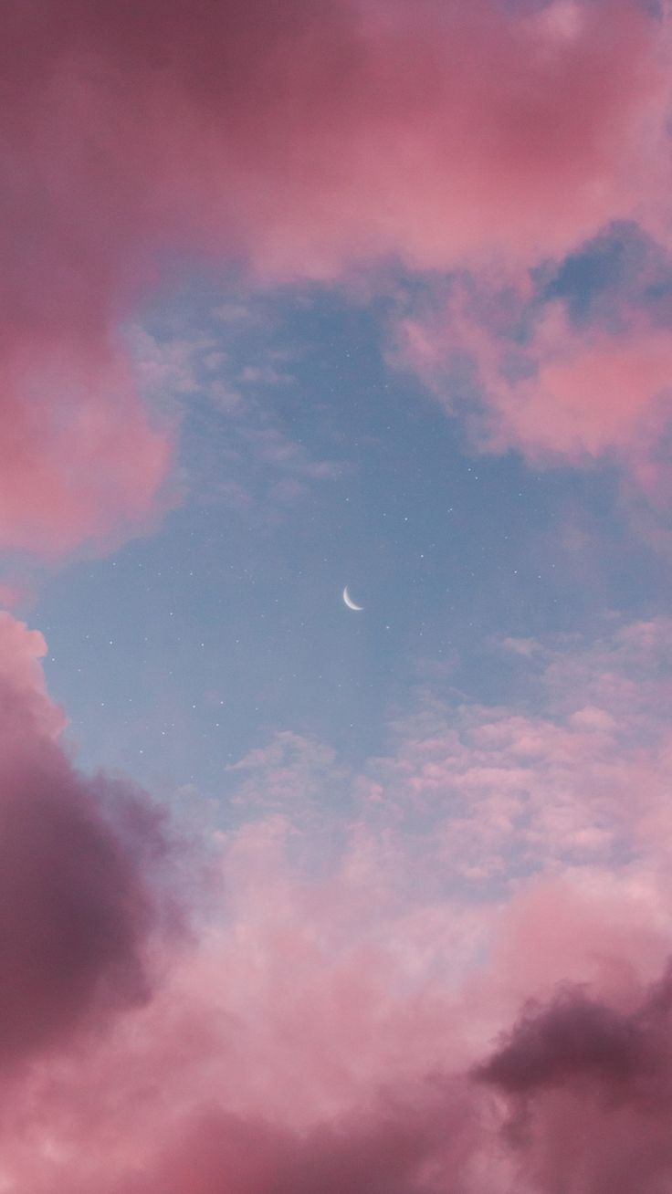 Most beautifully and unique aesthetic cloudy wallpaper designs. Wallpaper for Mobile\laptop screen. Sky aesthetic, Pink clouds wallpaper, Cloud wallpaper